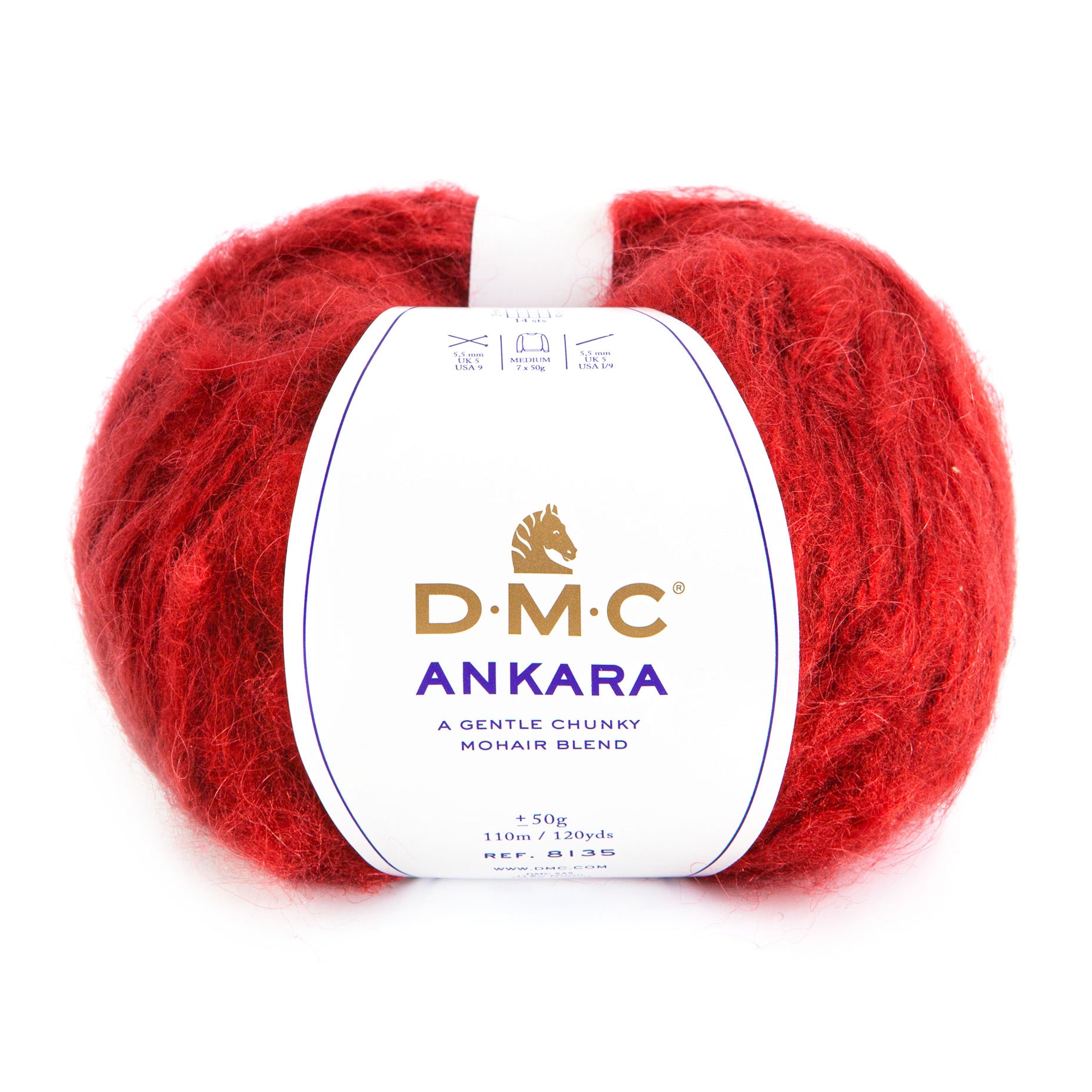 DMC Ankara – Grobe Mohair- und Acrylwolle für Winterkleidung