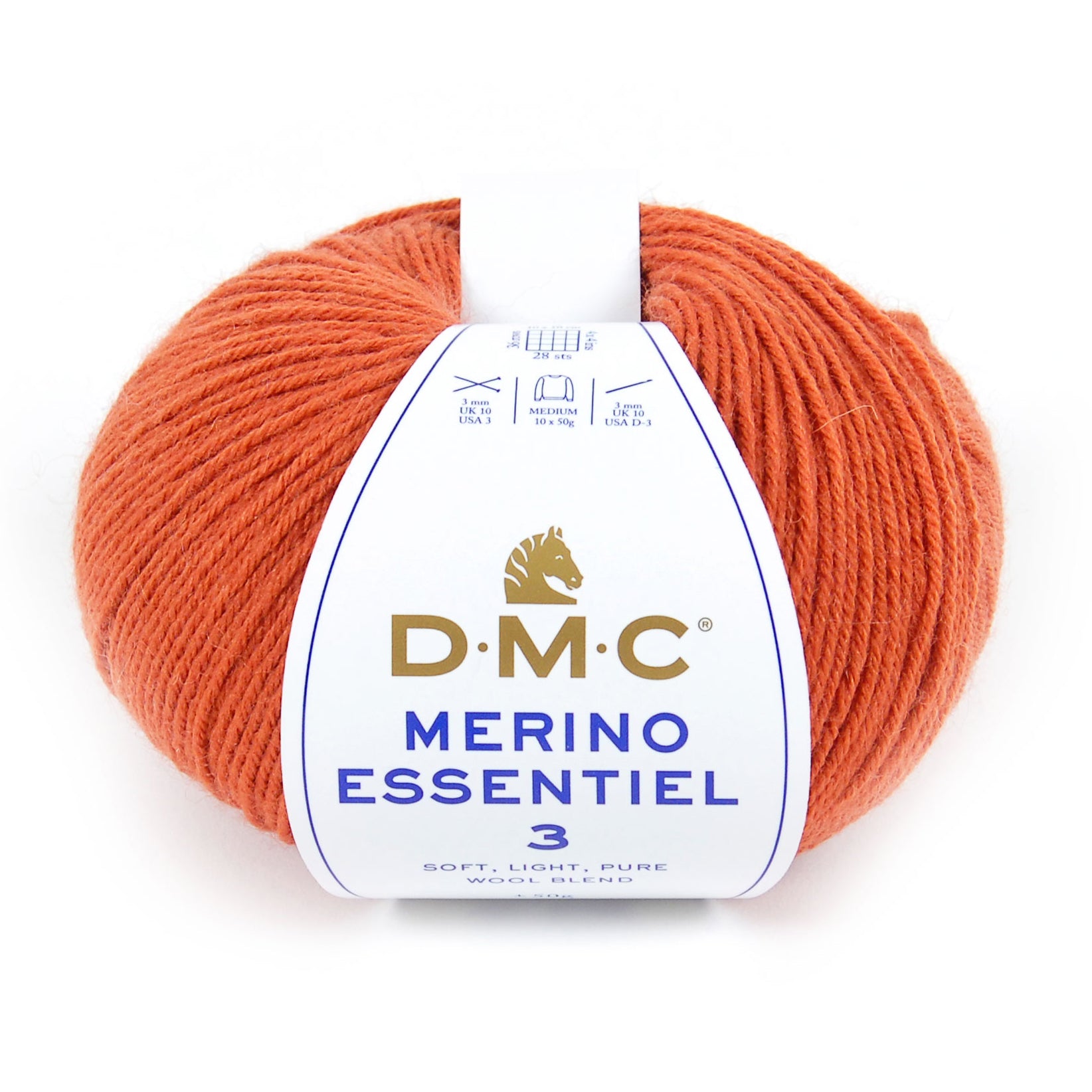 DMC Merino Essentiel 3 - High quality Merino wool and acrylic for knitting warm and soft garments