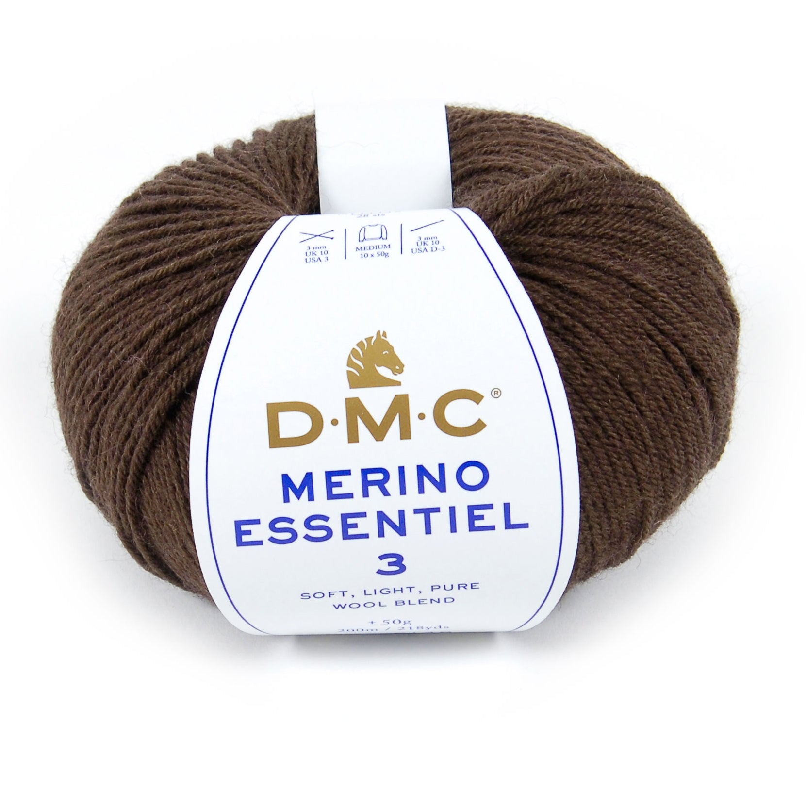 DMC Merino Essentiel 3 - High quality Merino wool and acrylic for knitting warm and soft garments