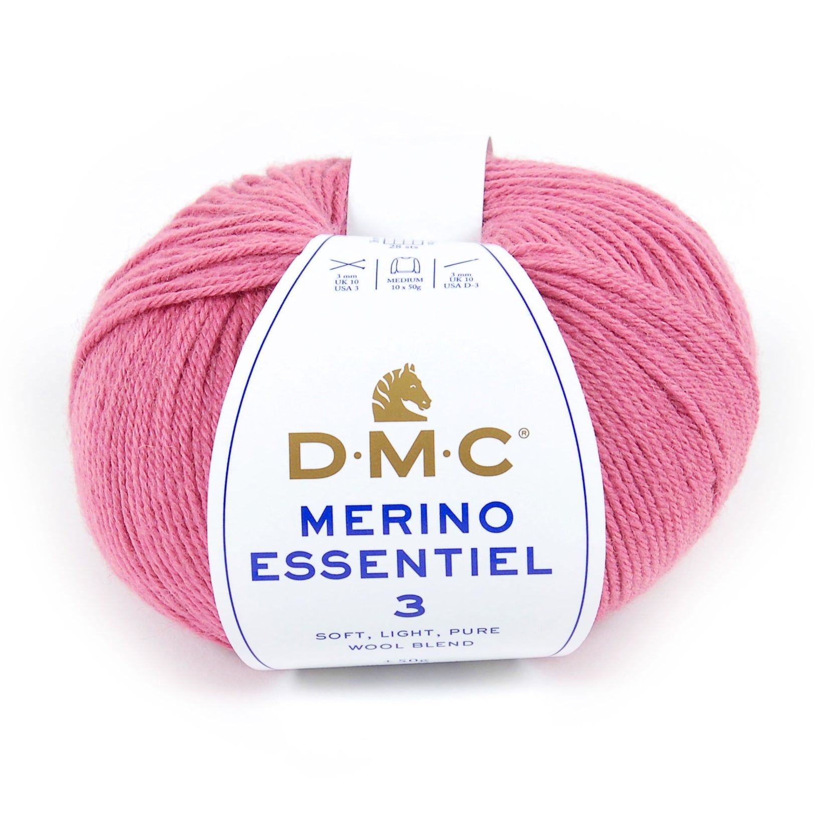 DMC Merino Essentiel 3 - High quality Merino wool and acrylic for knitting warm and soft garments