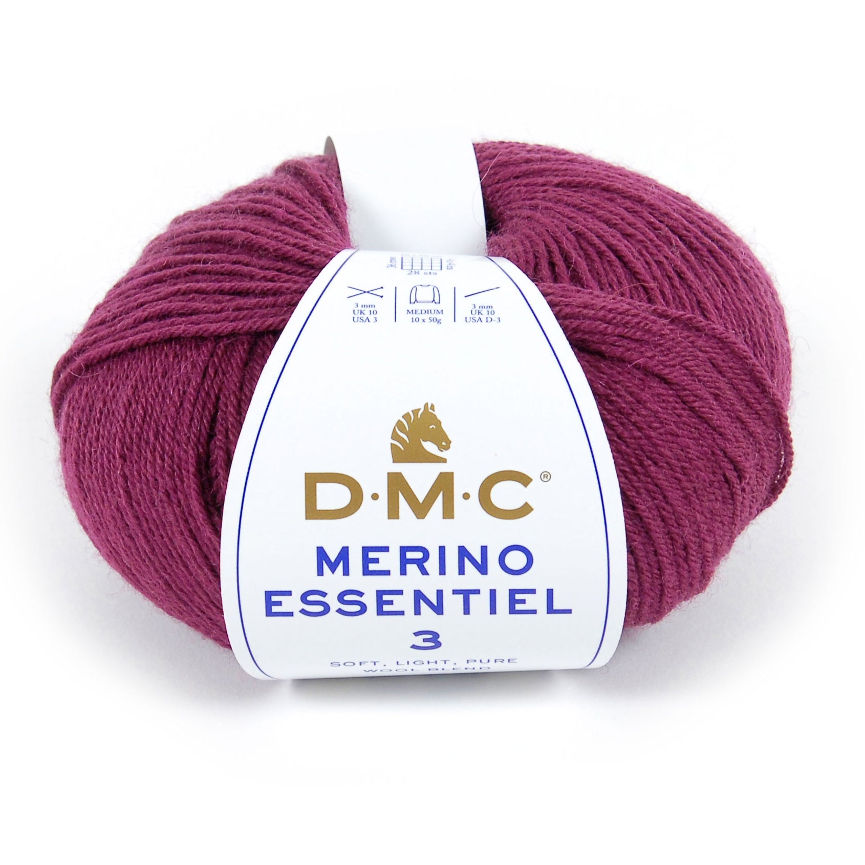 DMC Merino Essentiel 3 - High quality Merino wool and acrylic for knitting warm and soft garments