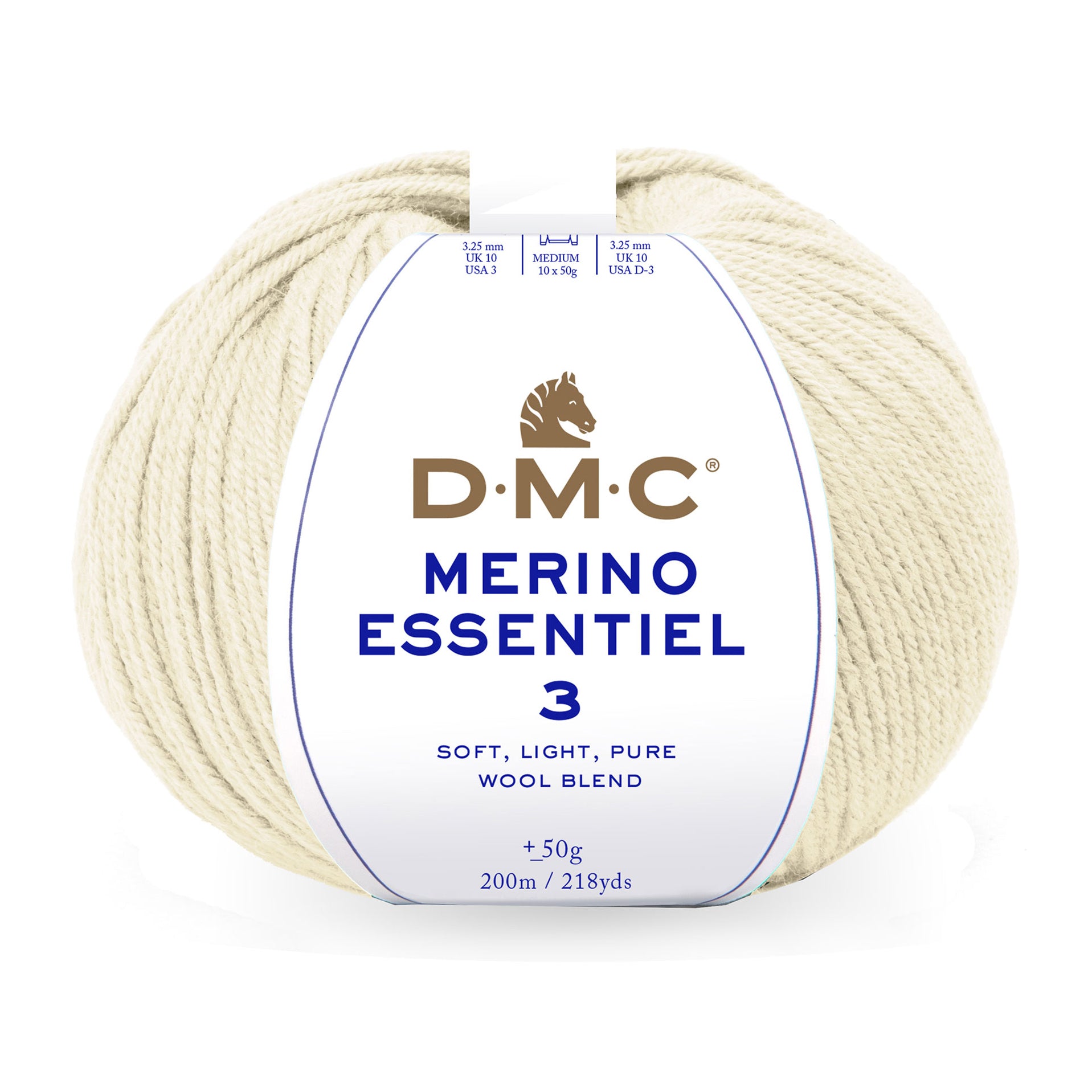 DMC Merino Essentiel 3 - High quality Merino wool and acrylic for knitting warm and soft garments