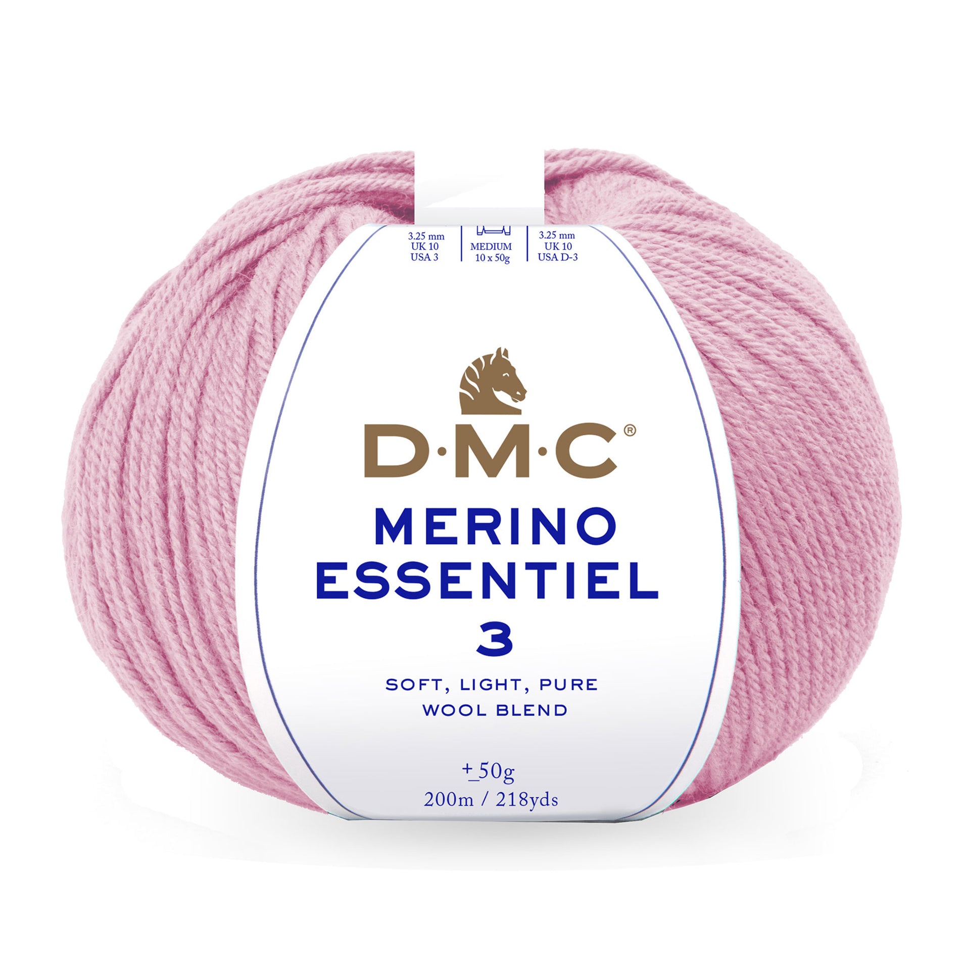 DMC Merino Essentiel 3 - High quality Merino wool and acrylic for knitting warm and soft garments