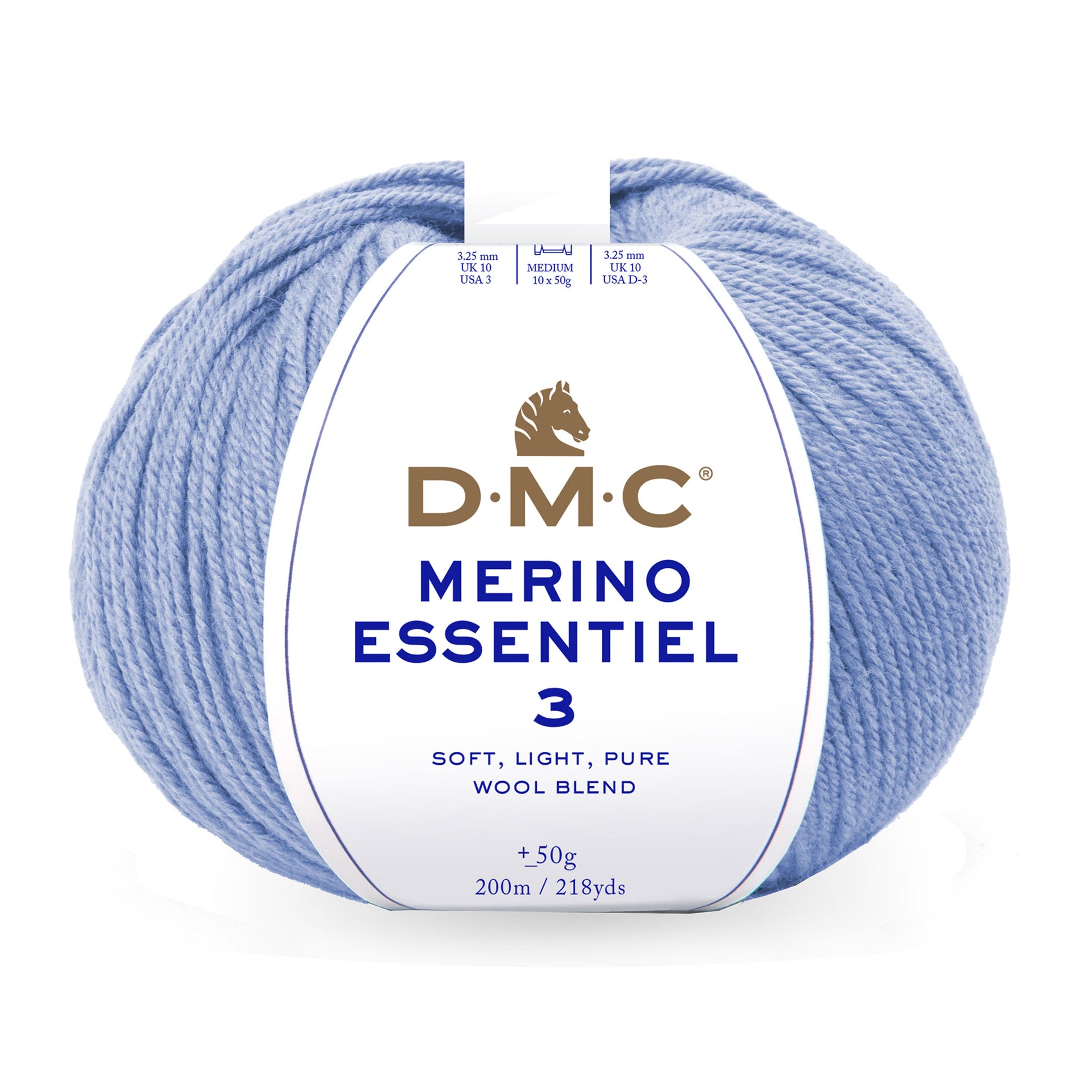 DMC Merino Essentiel 3 - High quality Merino wool and acrylic for knitting warm and soft garments
