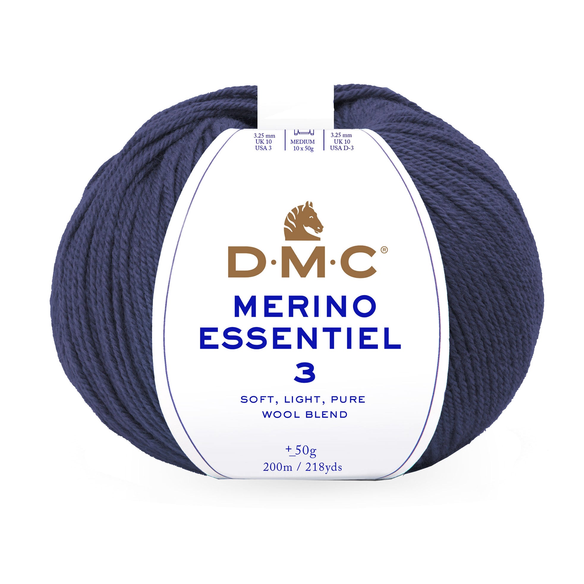DMC Merino Essentiel 3 - High quality Merino wool and acrylic for knitting warm and soft garments