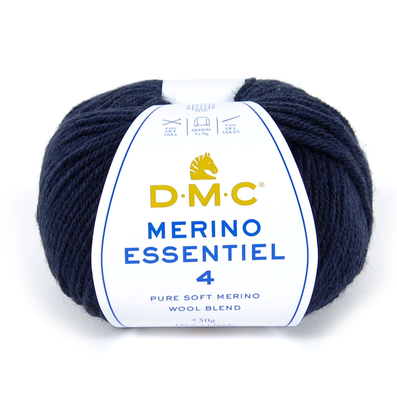 DMC Merino Essentiel 4 - Hilo suave y ligero de lana Merino y acrílico de alta calidad