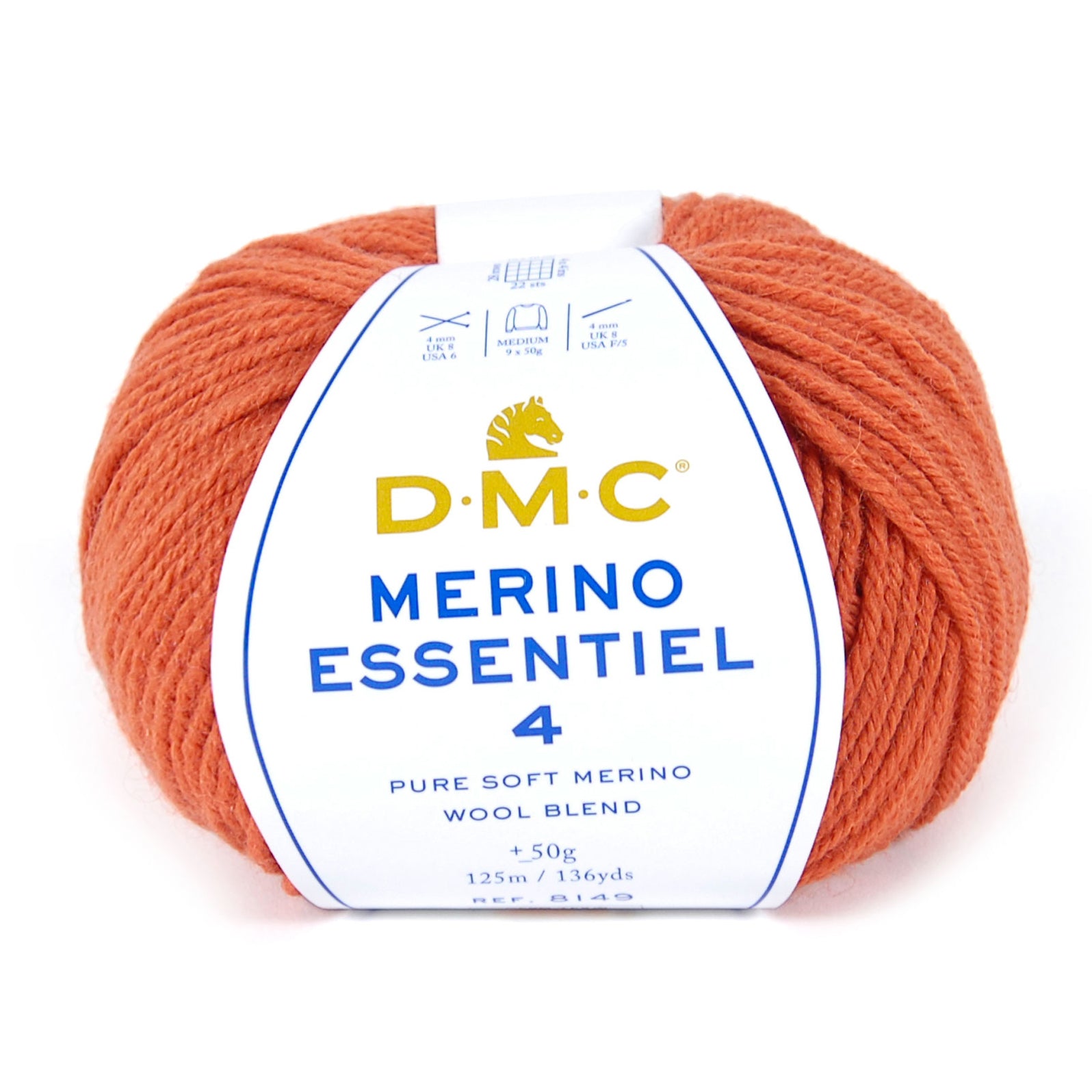 DMC Merino Essentiel 4 - Hilo suave y ligero de lana Merino y acrílico de alta calidad
