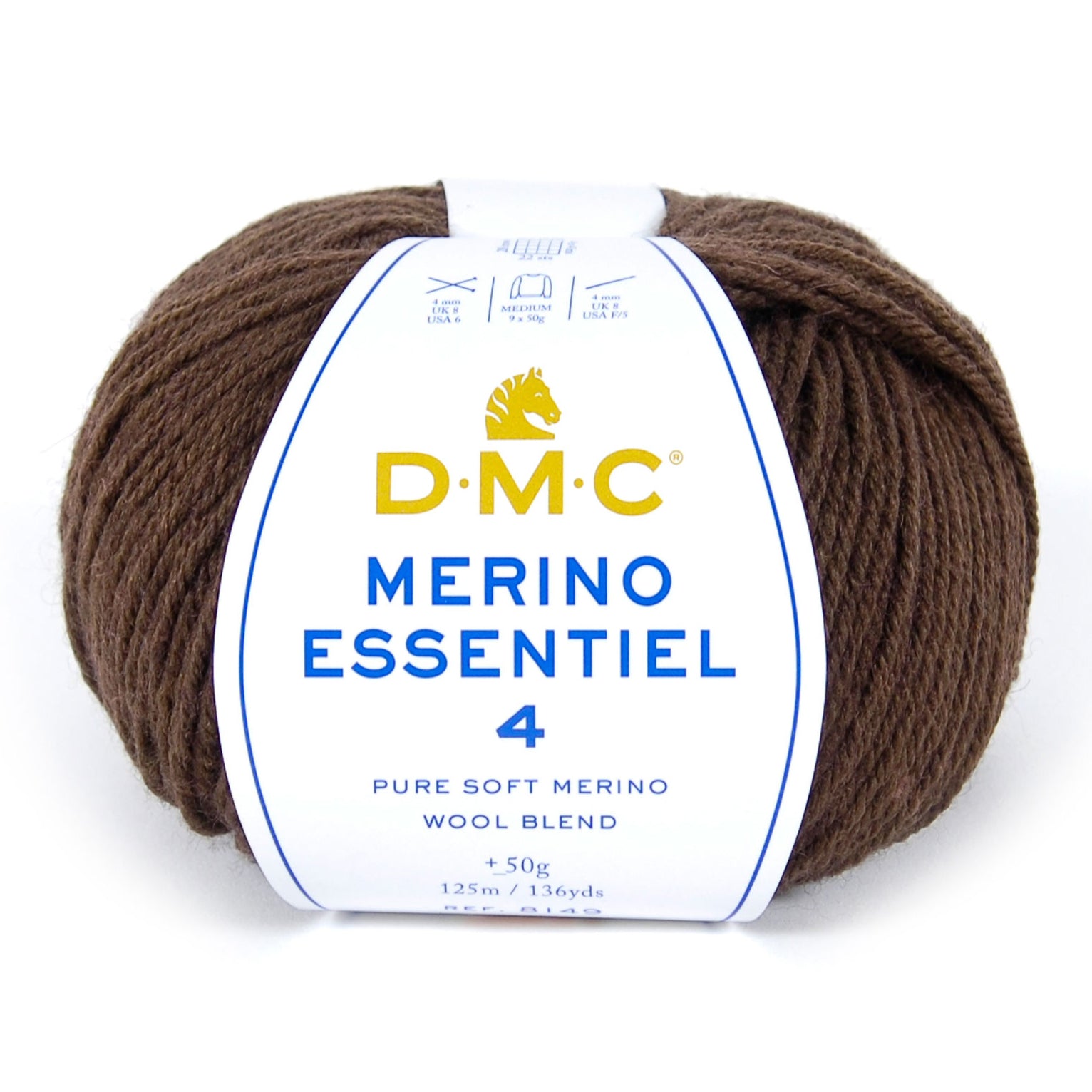 DMC Merino Essentiel 4 - Hilo suave y ligero de lana Merino y acrílico de alta calidad
