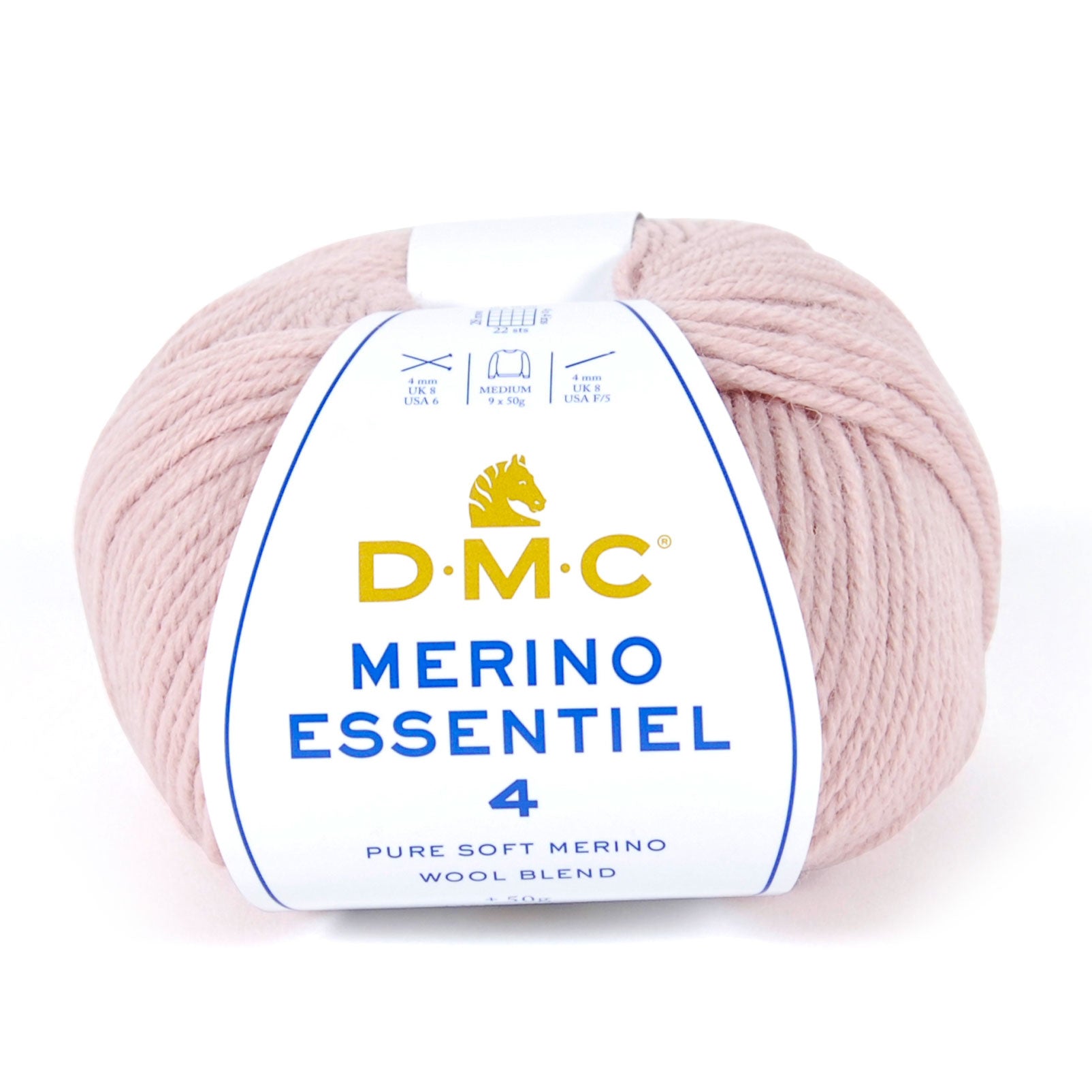 DMC Merino Essentiel 4 - Hilo suave y ligero de lana Merino y acrílico de alta calidad