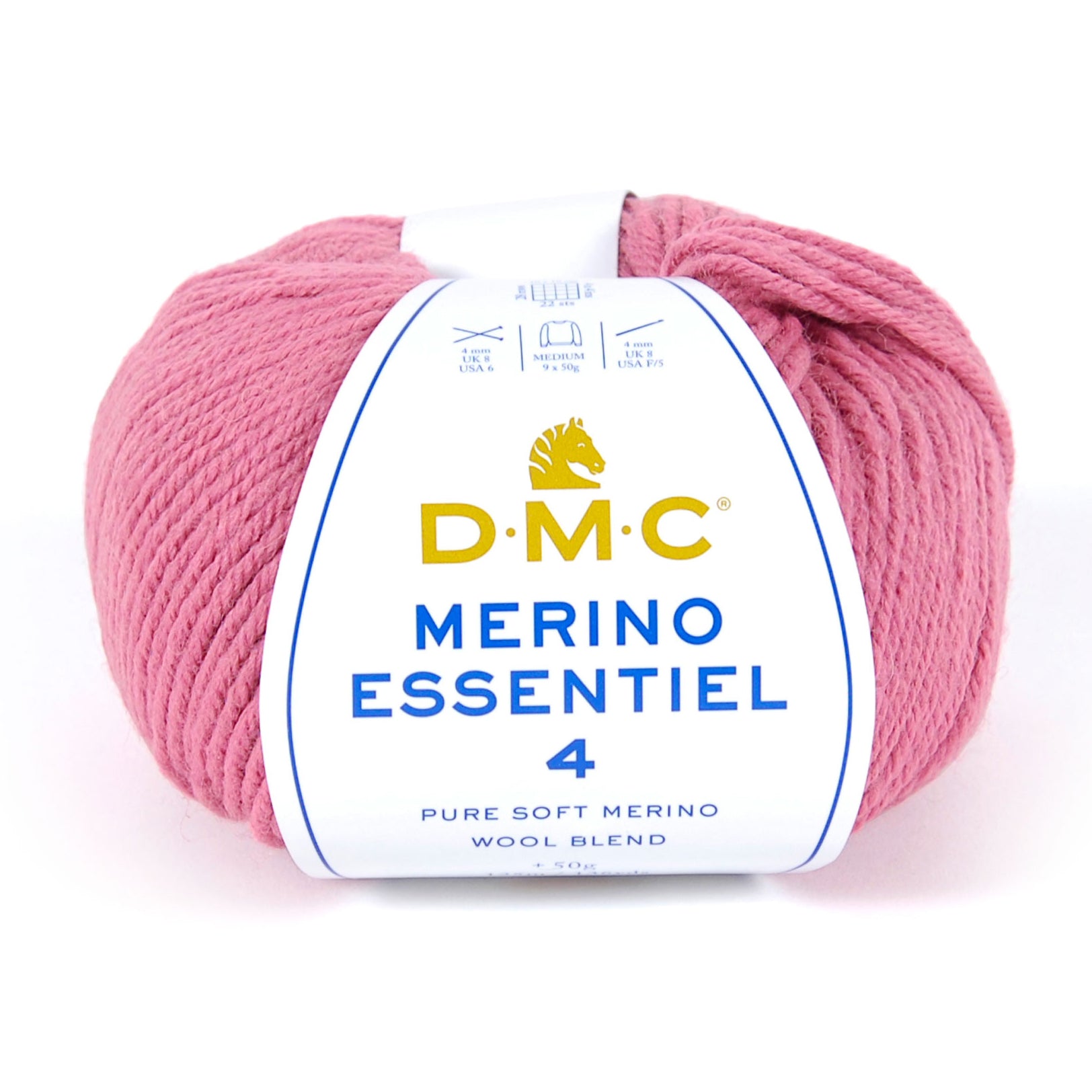 DMC Merino Essentiel 4 - Hilo suave y ligero de lana Merino y acrílico de alta calidad