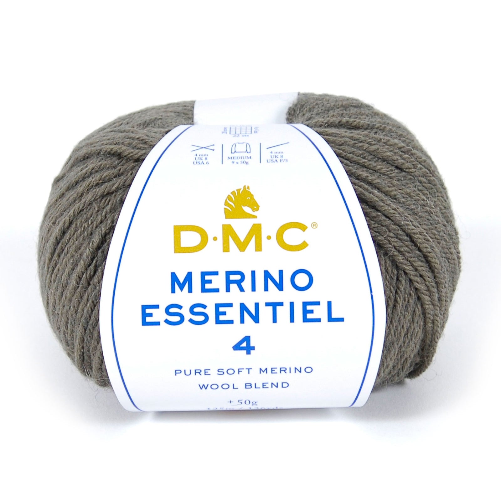 DMC Merino Essentiel 4 - Hilo suave y ligero de lana Merino y acrílico de alta calidad