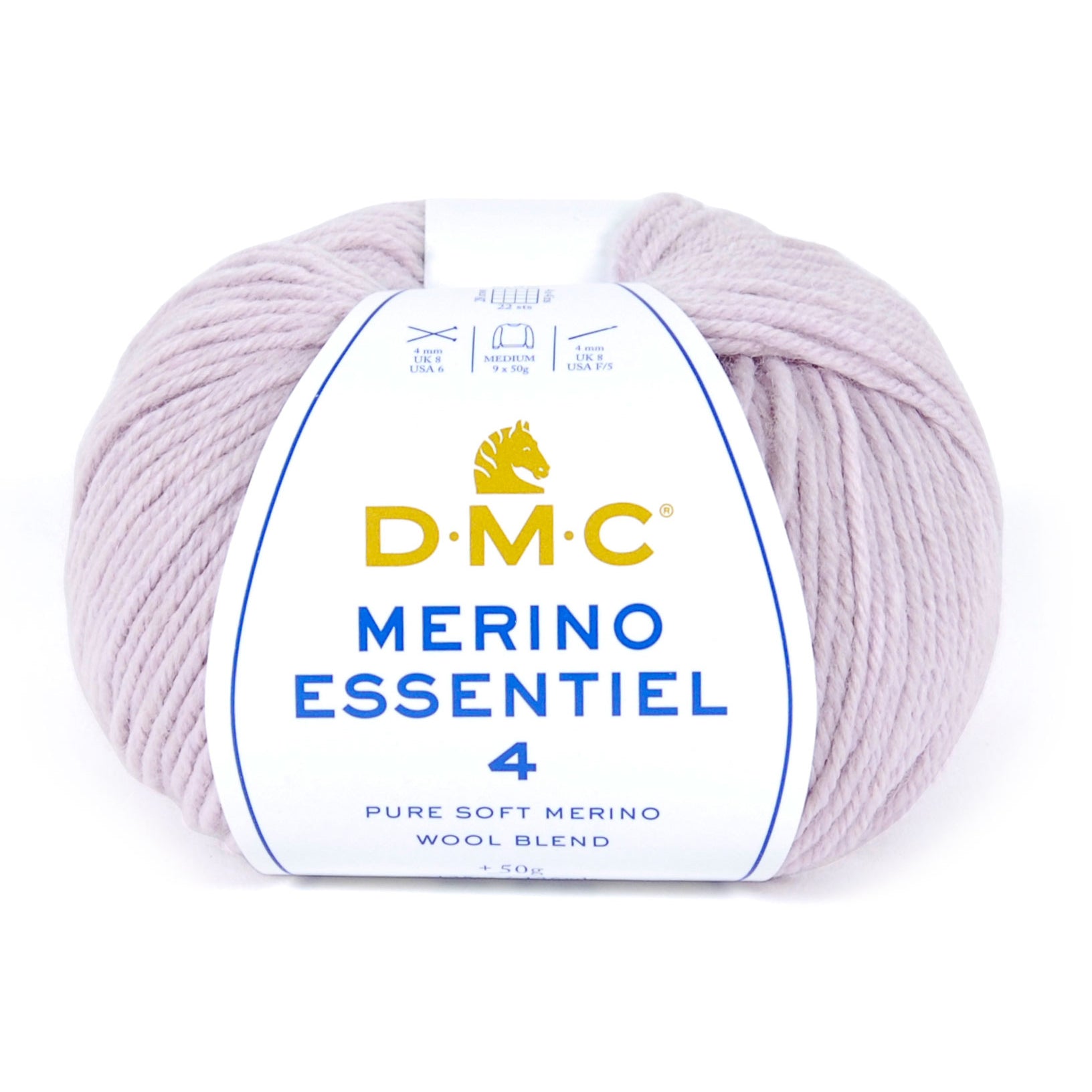 DMC Merino Essentiel 4 - Hilo suave y ligero de lana Merino y acrílico de alta calidad