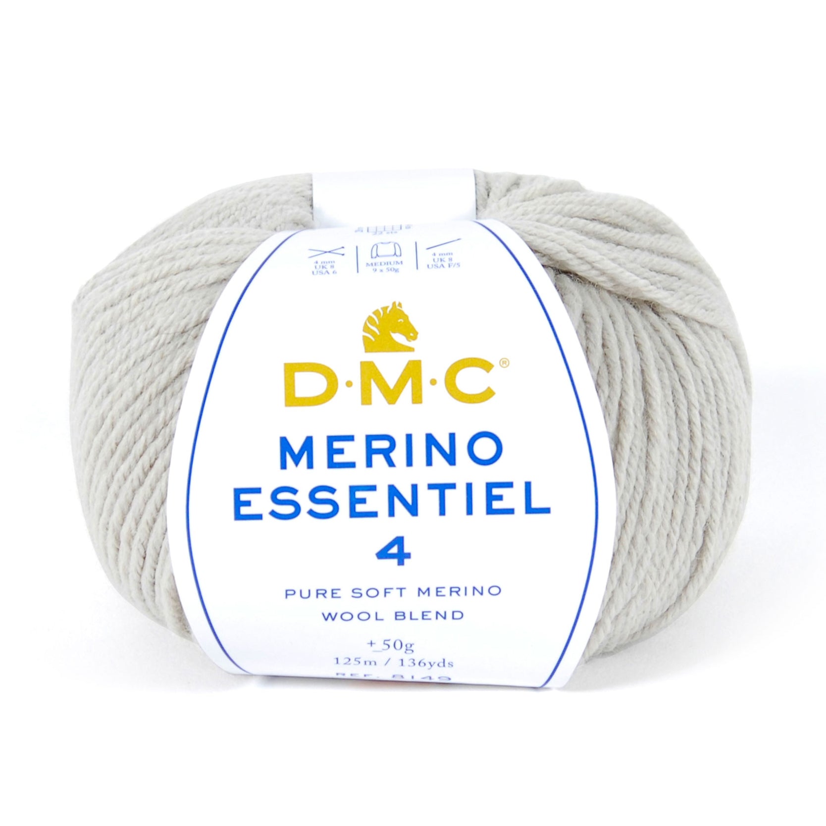 DMC Merino Essentiel 4 - Hilo suave y ligero de lana Merino y acrílico de alta calidad