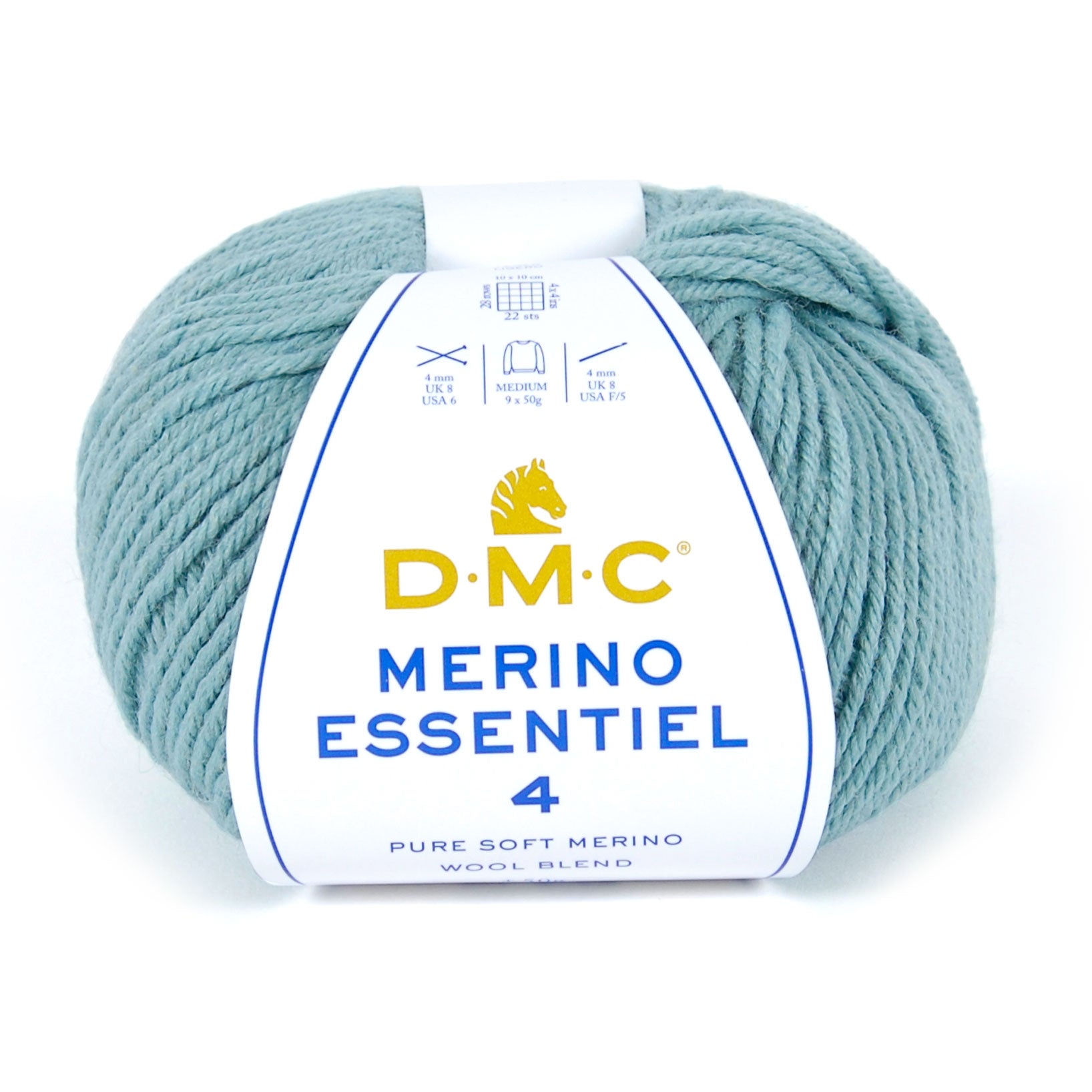 DMC Merino Essentiel 4 - Hilo suave y ligero de lana Merino y acrílico de alta calidad