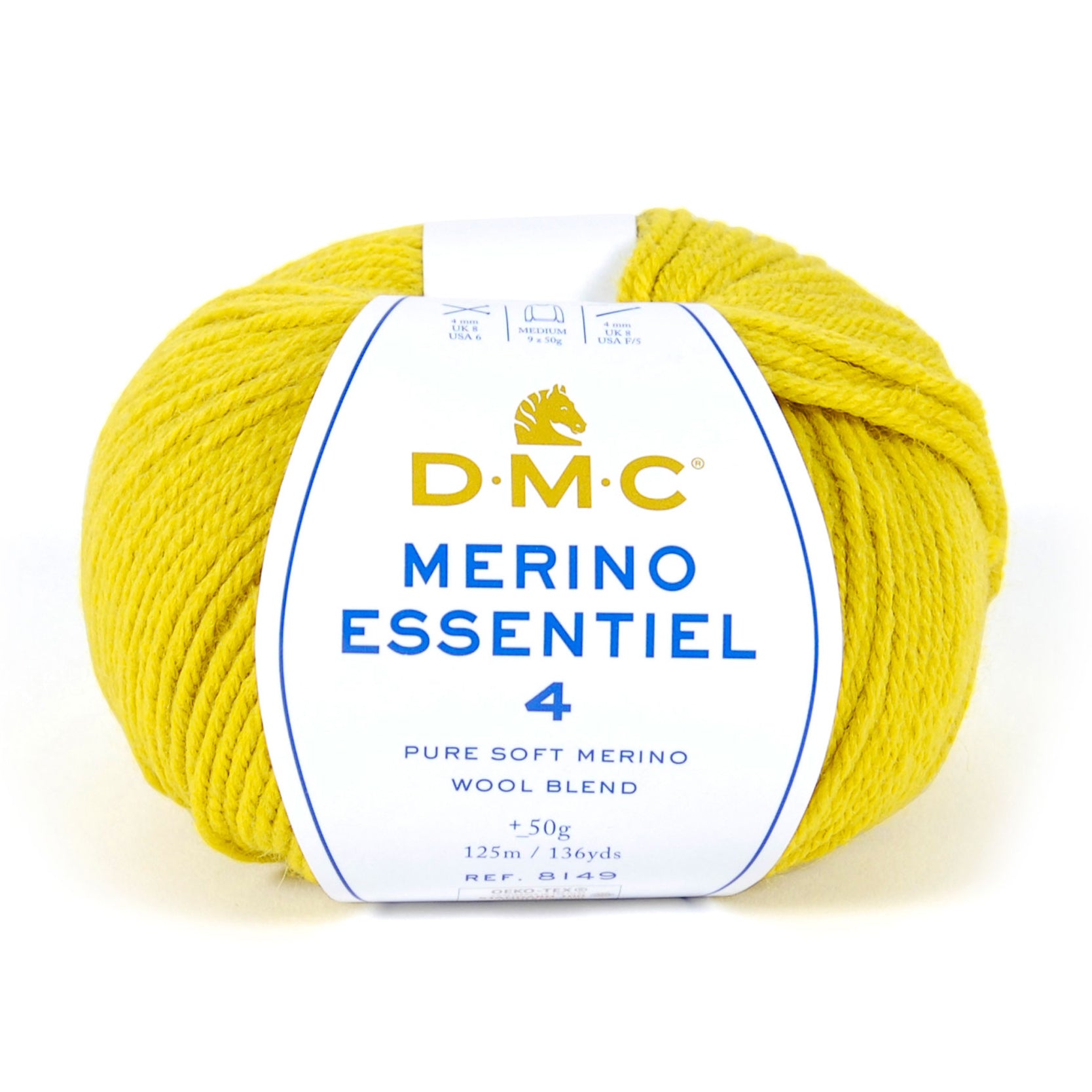 DMC Merino Essentiel 4 - Hilo suave y ligero de lana Merino y acrílico de alta calidad
