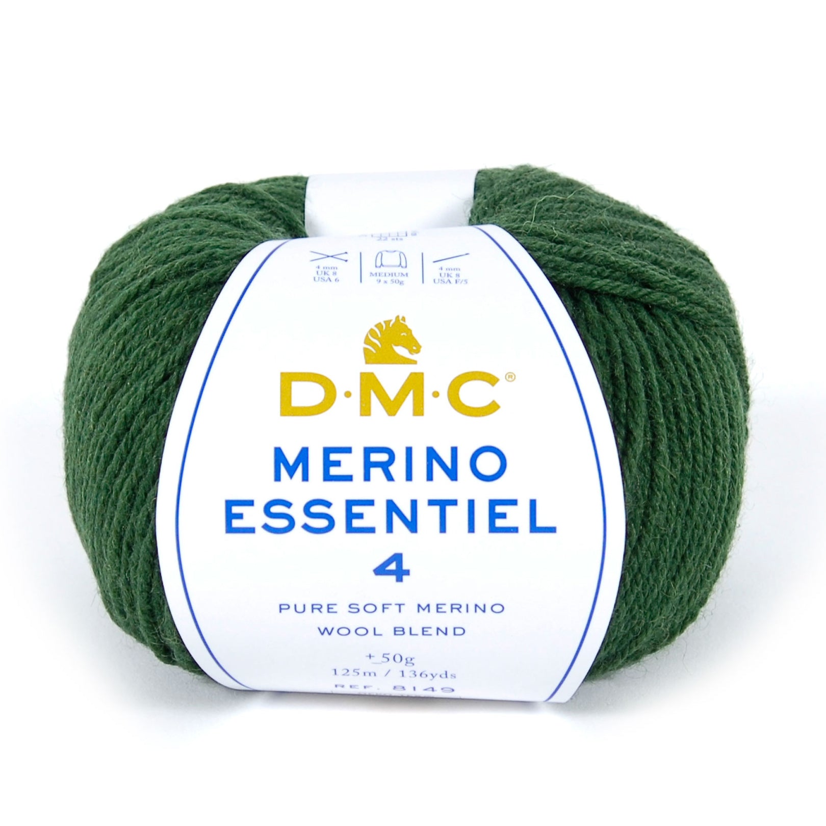 DMC Merino Essentiel 4 - Hilo suave y ligero de lana Merino y acrílico de alta calidad