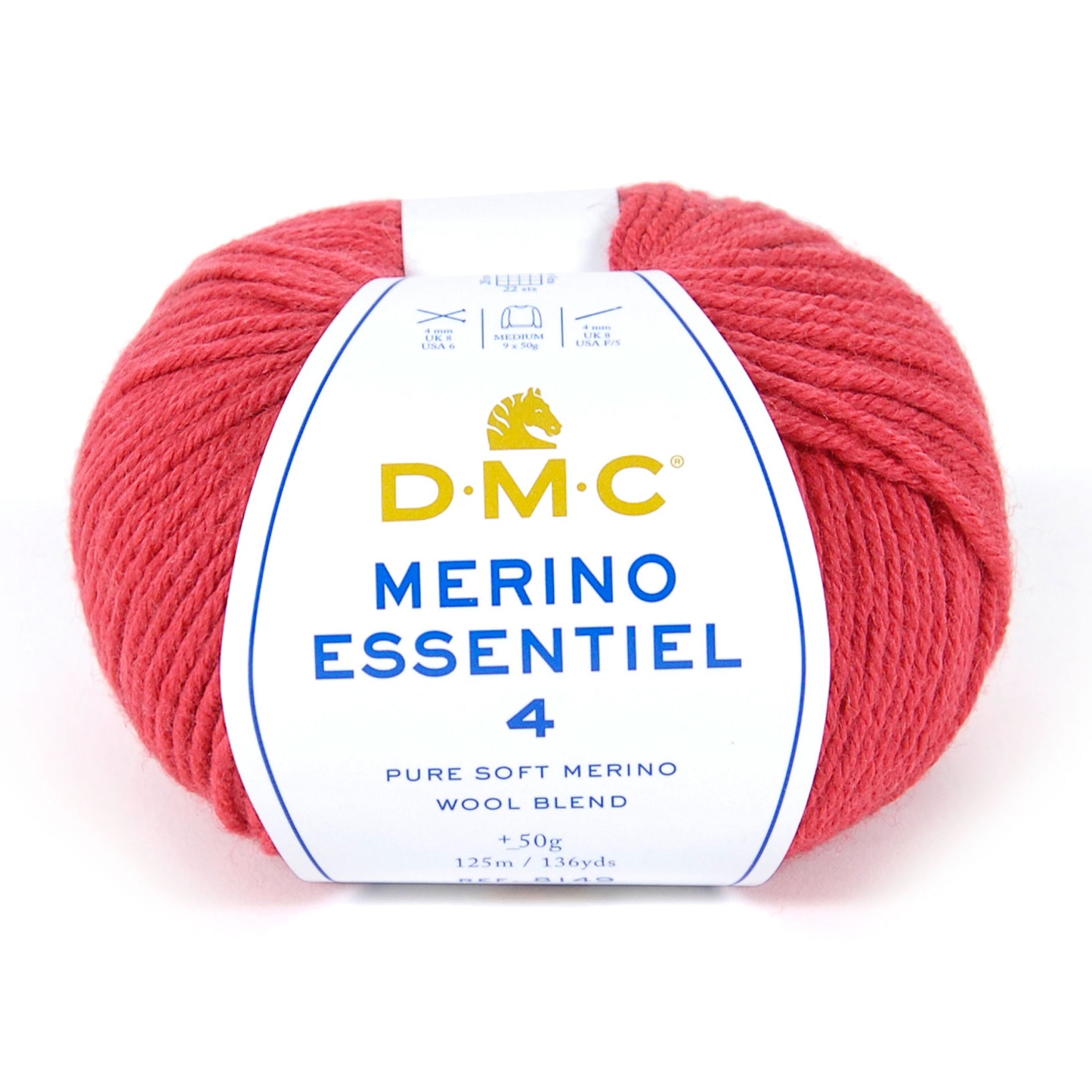 DMC Merino Essentiel 4 - Hilo suave y ligero de lana Merino y acrílico de alta calidad