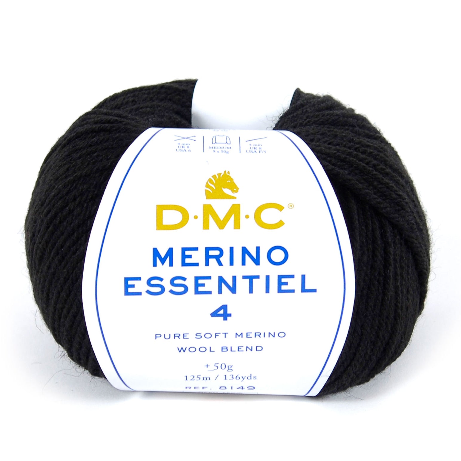 DMC Merino Essentiel 4 - Hilo suave y ligero de lana Merino y acrílico de alta calidad
