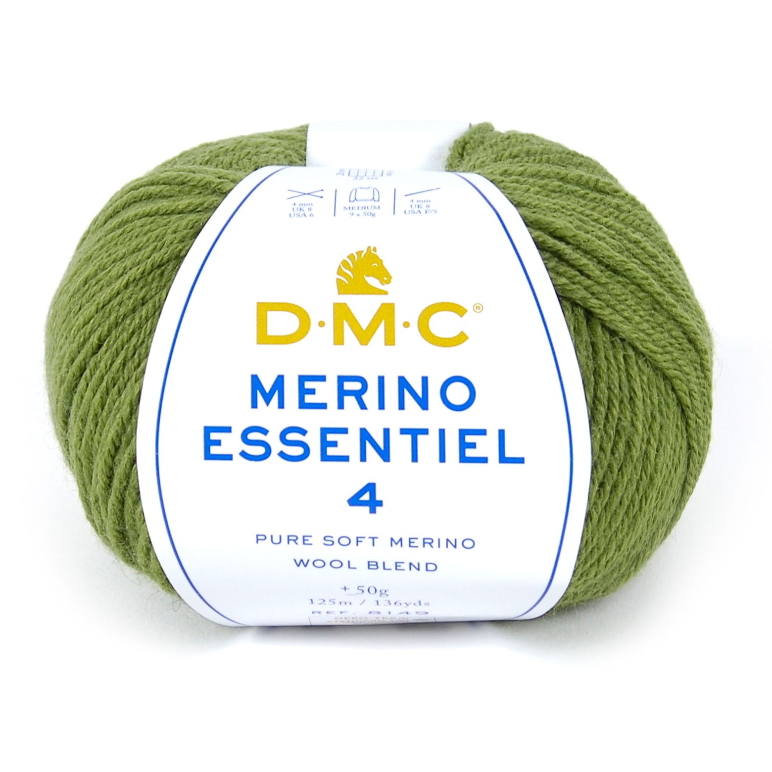 DMC Merino Essentiel 4 - Hilo suave y ligero de lana Merino y acrílico de alta calidad
