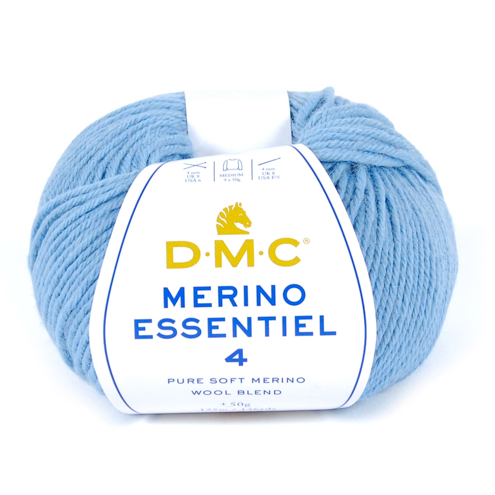 DMC Merino Essentiel 4 - Hilo suave y ligero de lana Merino y acrílico de alta calidad