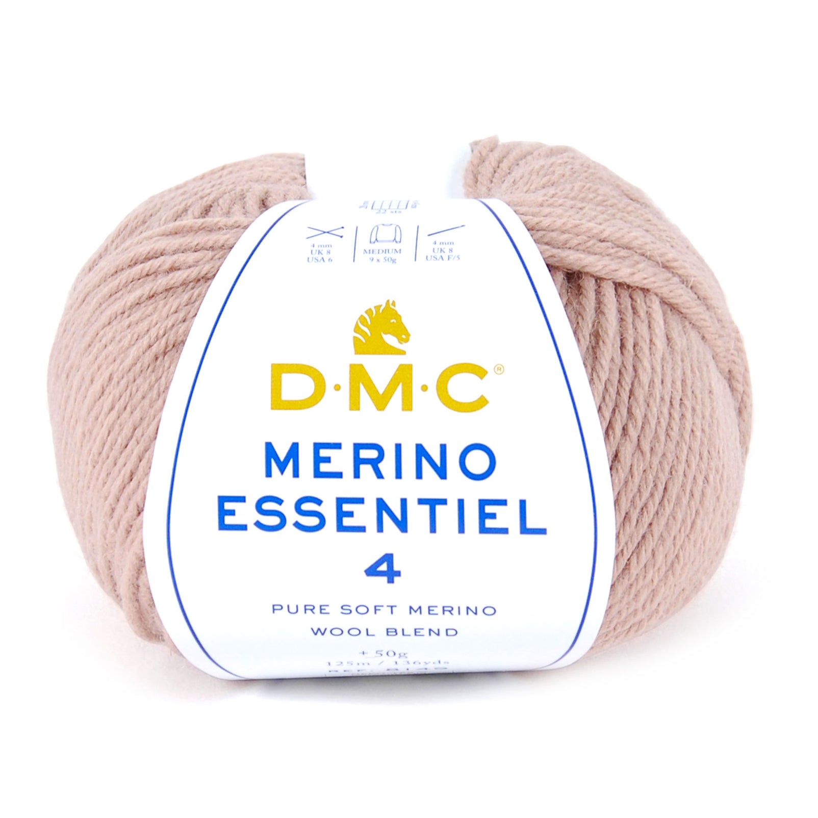 DMC Merino Essentiel 4 - Hilo suave y ligero de lana Merino y acrílico de alta calidad
