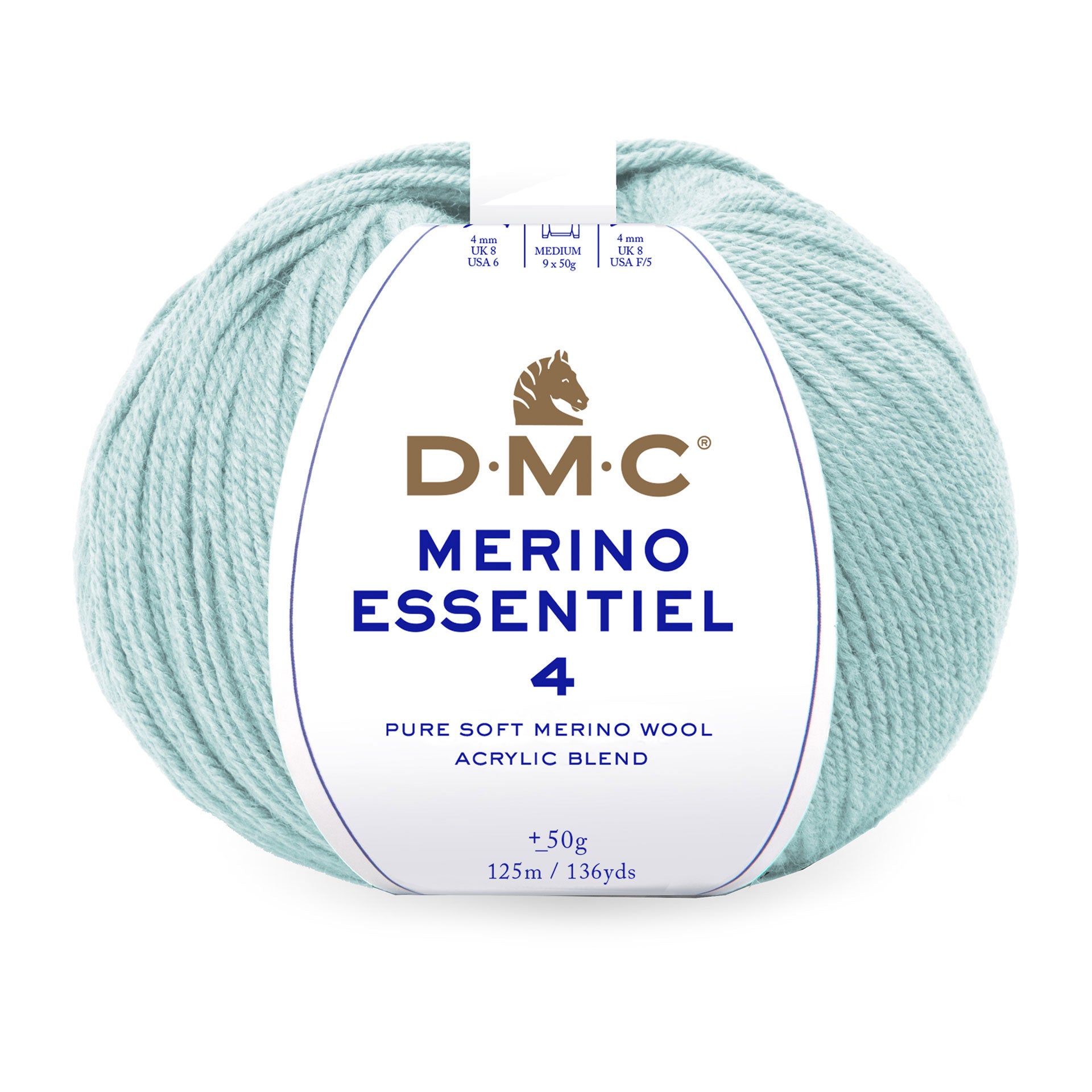 DMC Merino Essentiel 4 - Hilo suave y ligero de lana Merino y acrílico de alta calidad