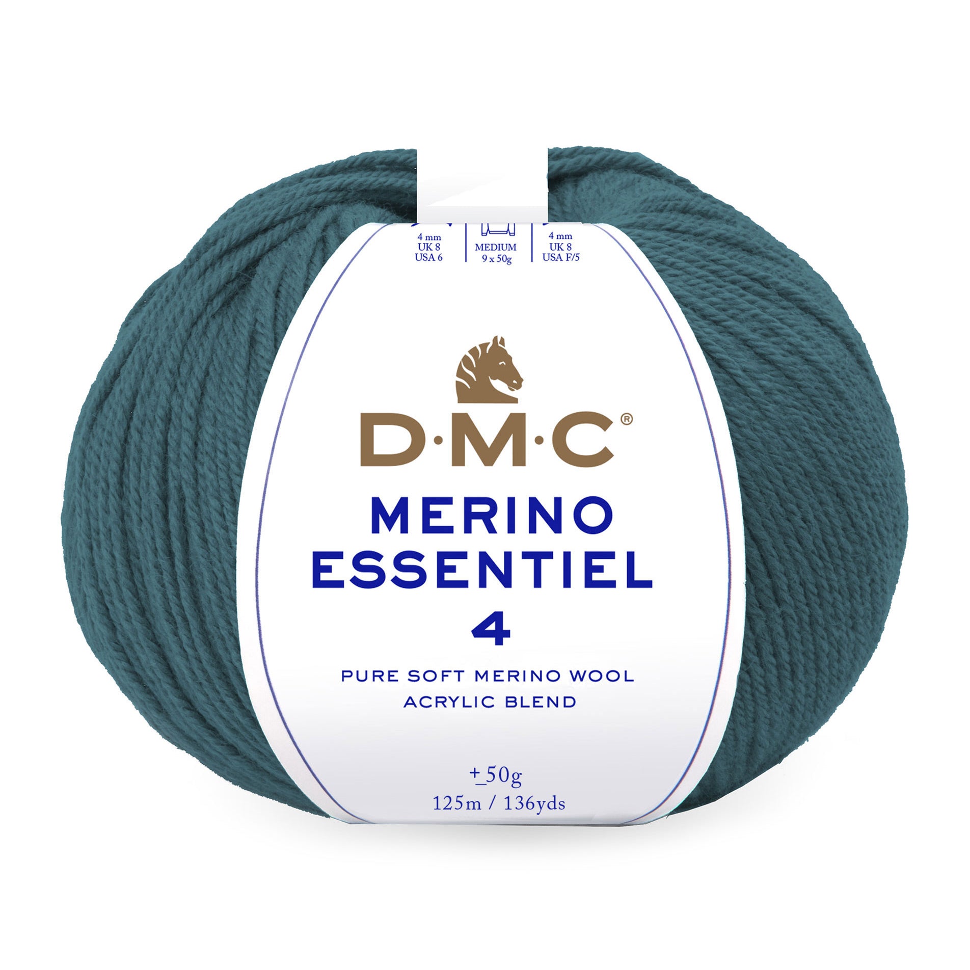 DMC Merino Essentiel 4 - Hilo suave y ligero de lana Merino y acrílico de alta calidad
