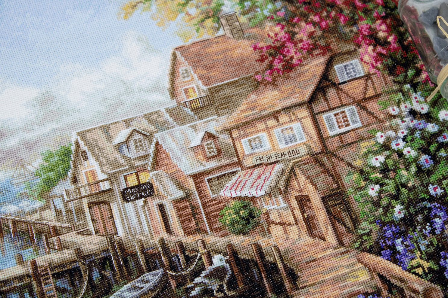 Kit de Punto de Cruz. B2405 Mariner's Haven - Luca-S