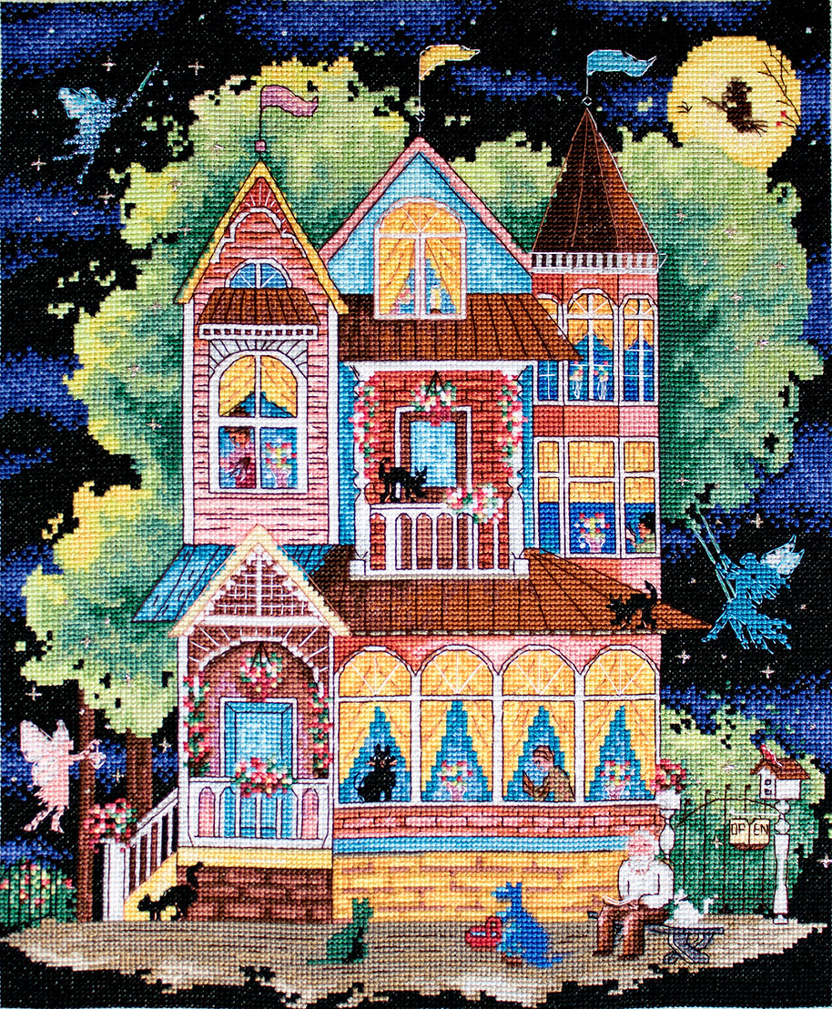 Kit de Punto de Cruz Casa de Cuentos de Hadas - LETISTITCH
