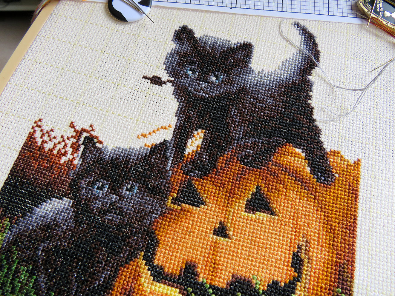 Cross Stitch Kit Do we scare you? -LETISTITCH