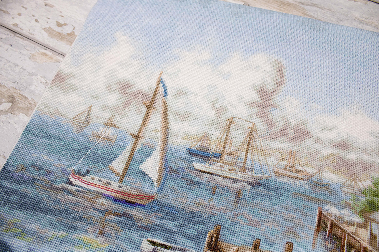 Kit de Punto de Cruz. B2405 Mariner's Haven - Luca-S