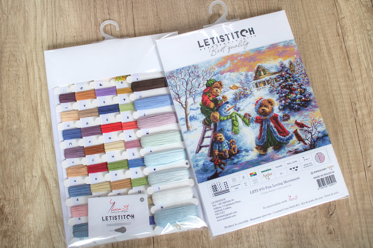 Kreuzstich-Kit. Spaß liebende Freude - LETISTITCH LETI 970