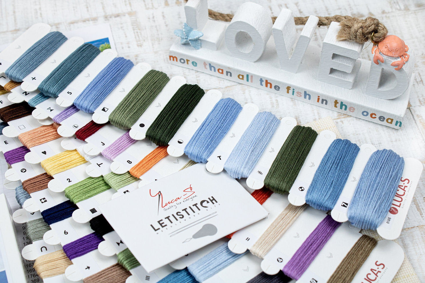 Kit de Punto de Cruz. B614 Globos sobre Puesta de Sol - Luca-S Gold