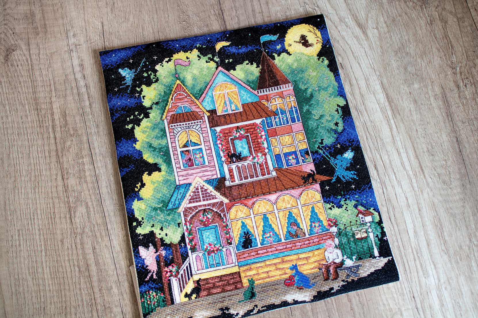 Kit de Punto de Cruz Casa de Cuentos de Hadas - LETISTITCH