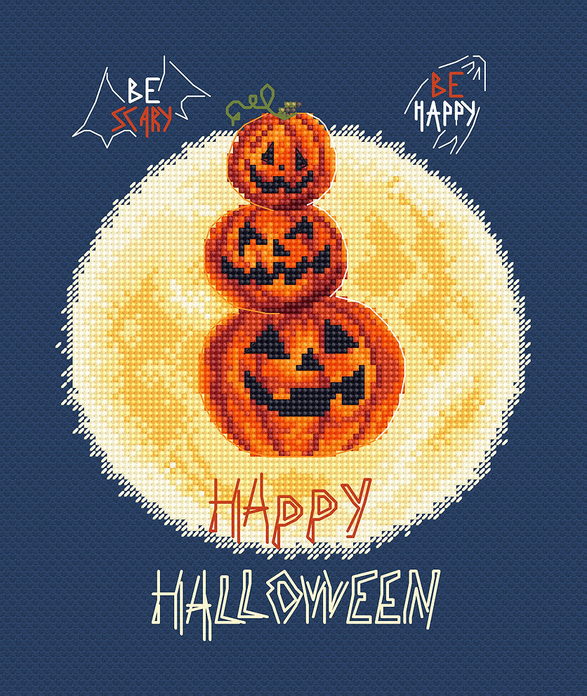 Kit de Punto de Cruz Pumpkin's Party - LETISTITCH