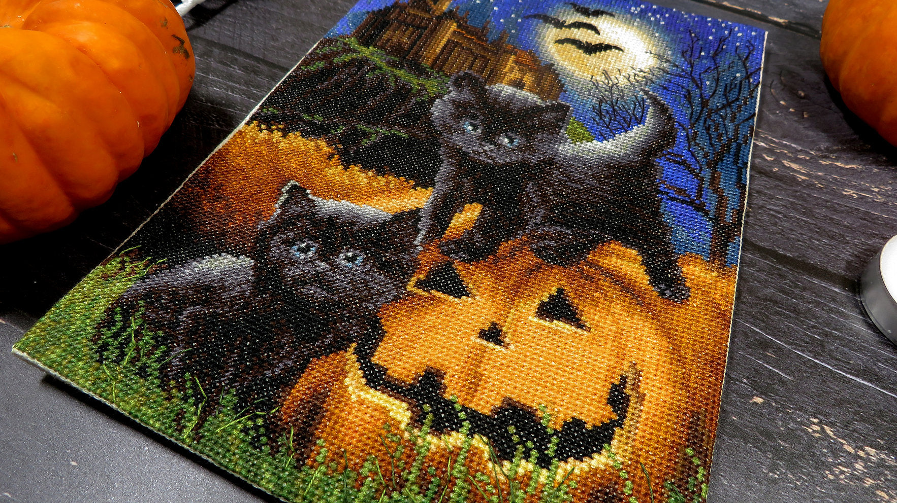 Cross Stitch Kit Do we scare you? -LETISTITCH