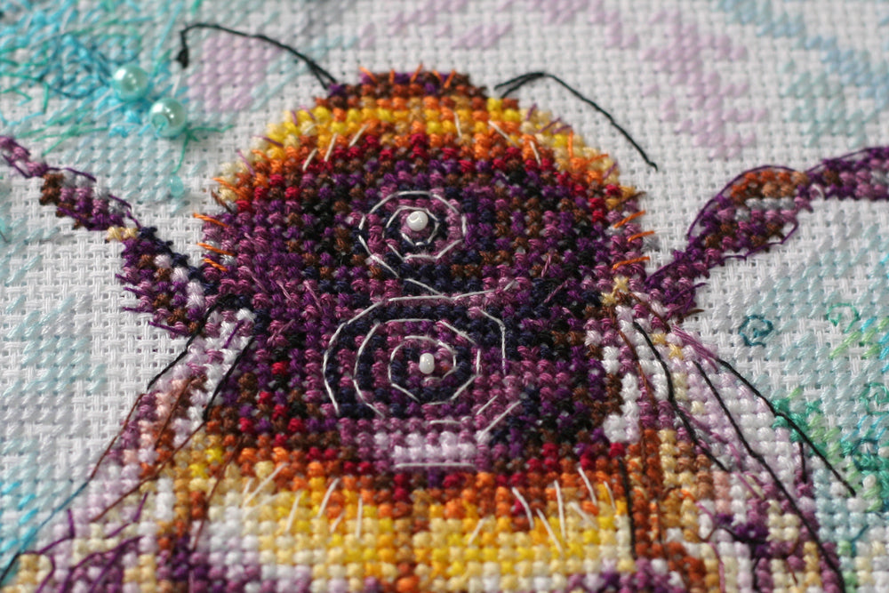 AH-085 Candy Spider Web – Kreuzstichset – Abris Art