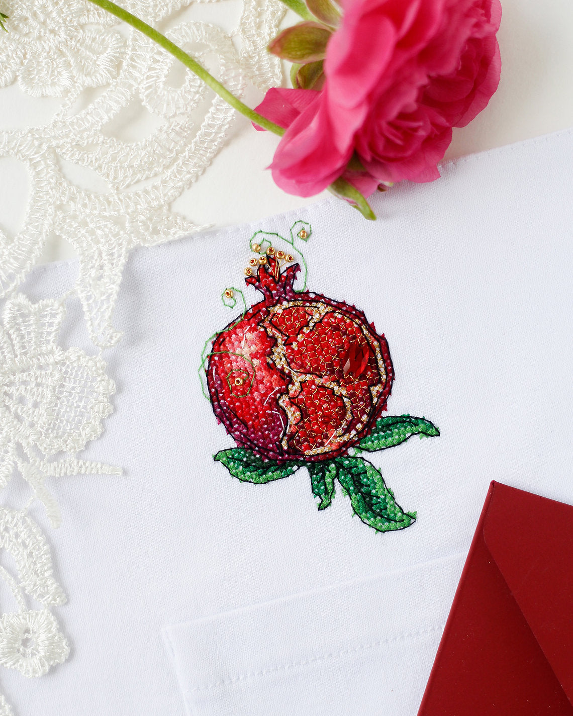 AHO-020 Garnet - Cross Stitch Kit - Abris Art