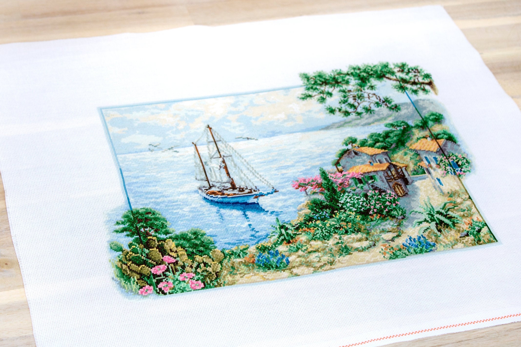 Kit de Punto de Cruz. Vistas al Mar - B2343 Luca-S