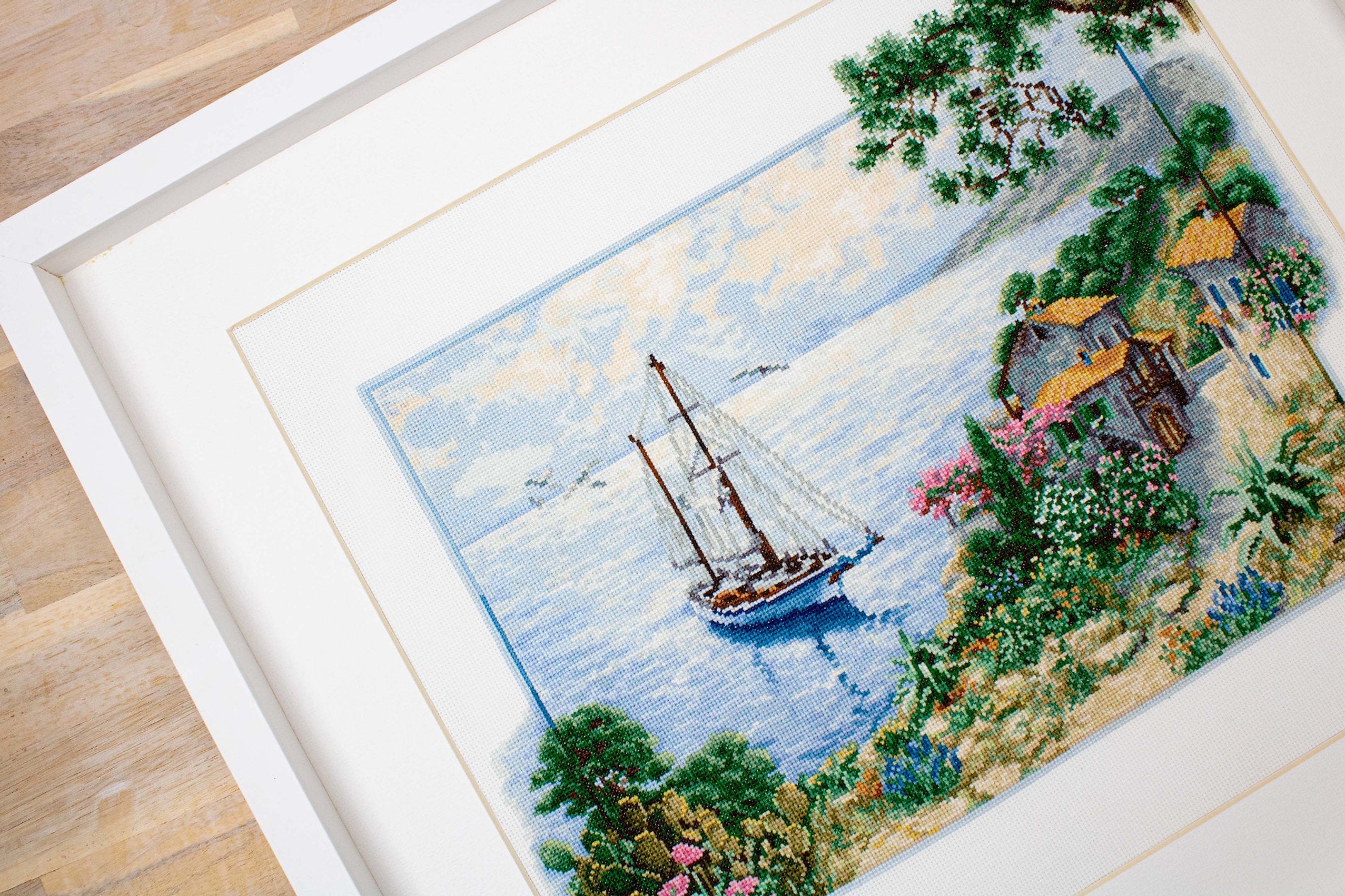 Kit de Punto de Cruz. Vistas al Mar - B2343 Luca-S