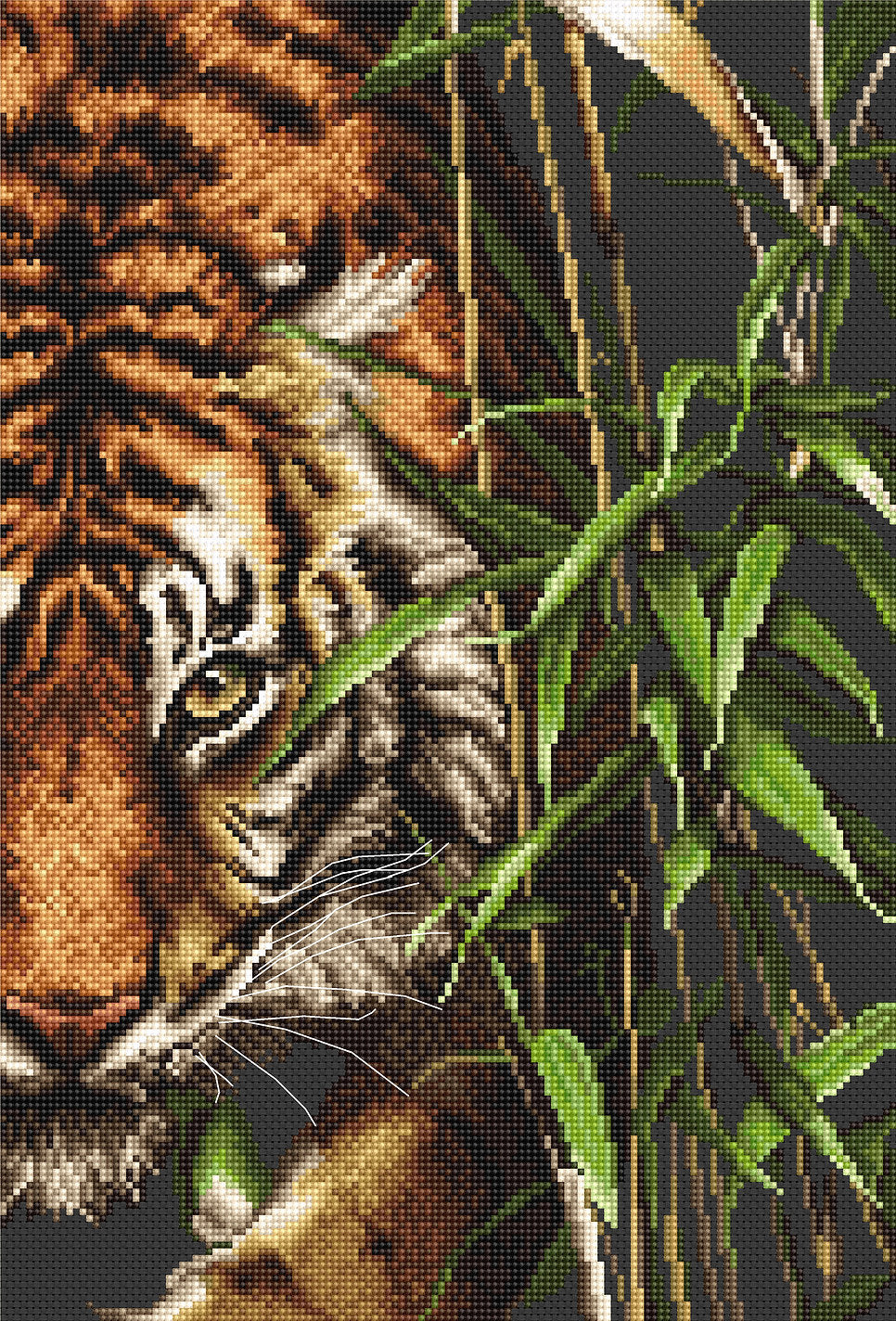Cross Stitch Kit. The Tiger - B2356 Luca-S