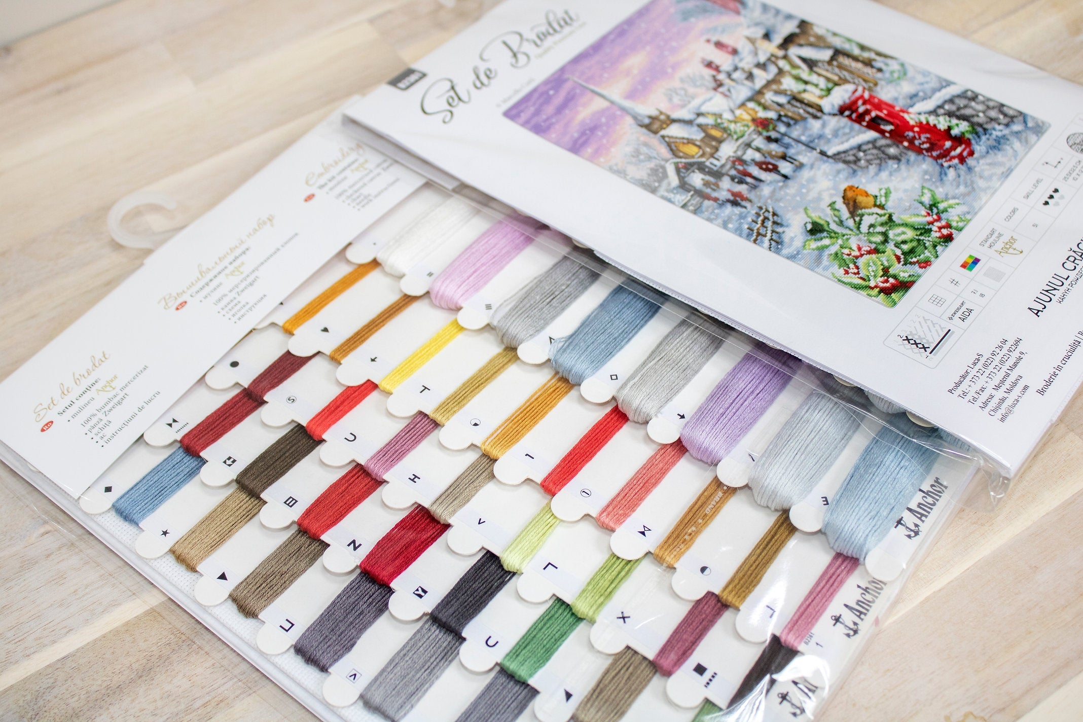 Kit de Punto de Cruz. Nochebuena - B2361 Luca-S