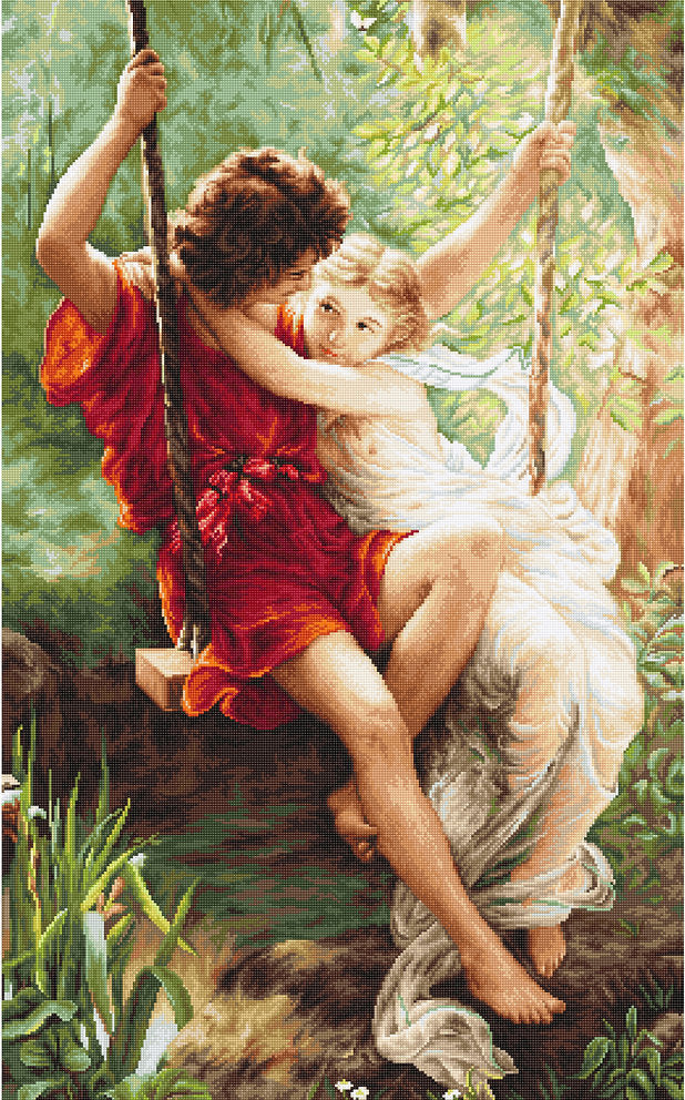 B415 Spring of lovers - Luca-S - Cross Stitch Kit