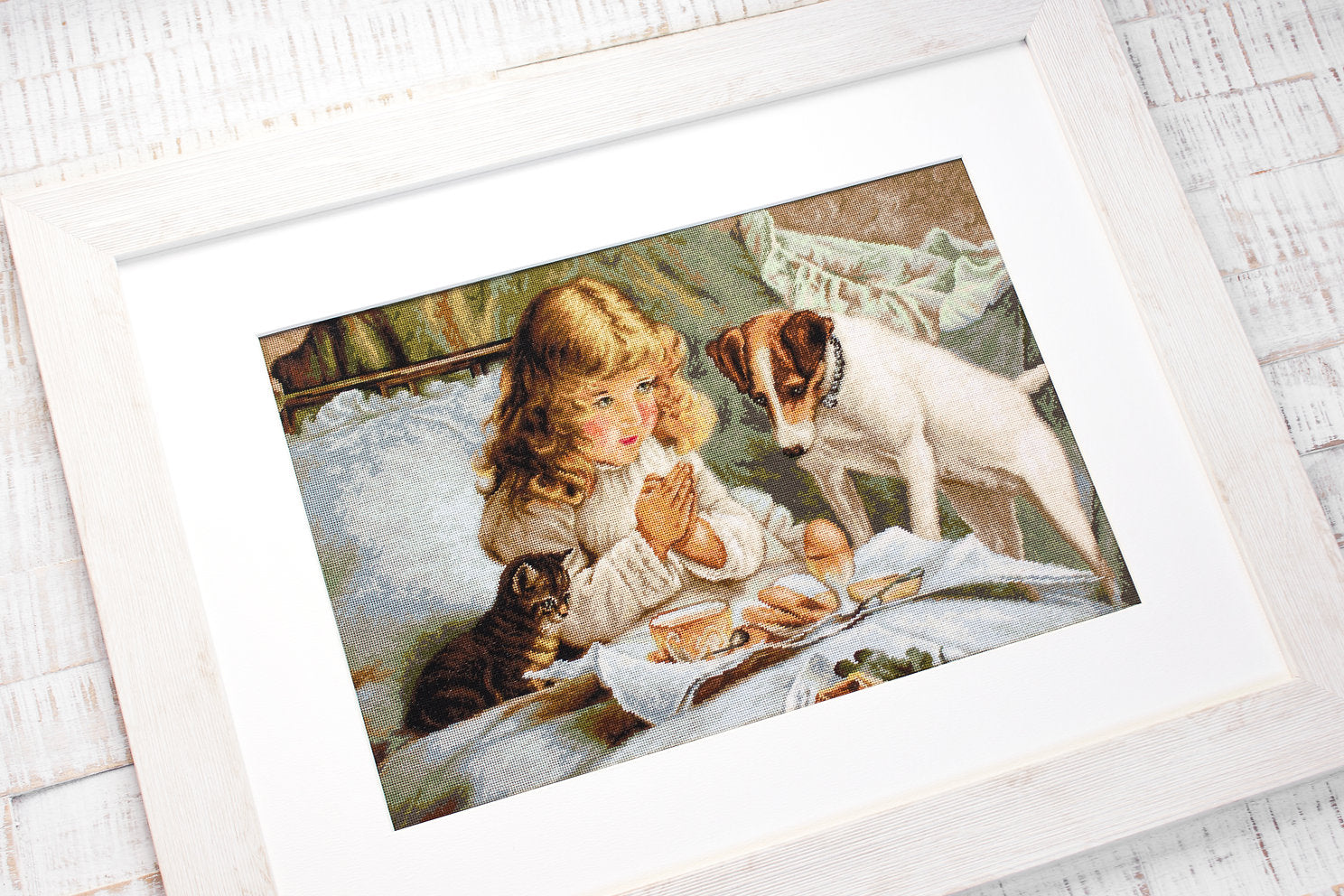 Cross Stitch Kit. The Prayer - B557 Luca-S