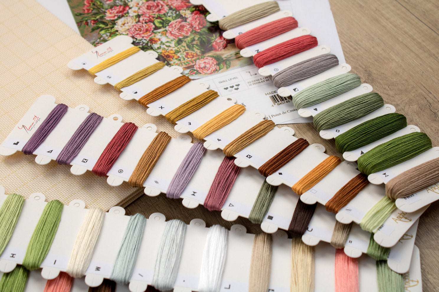 Kit de Punto de Cruz. Ramilletes de la Princesa - B603 Luca-S