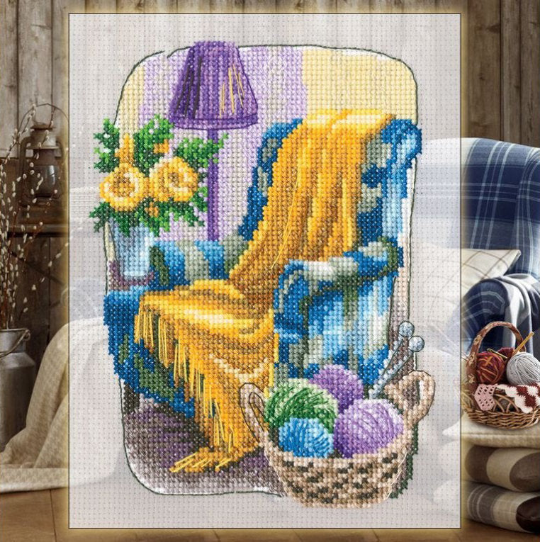Kit de punto de cruz "El viejo jardín de la abuela" - RTO C349