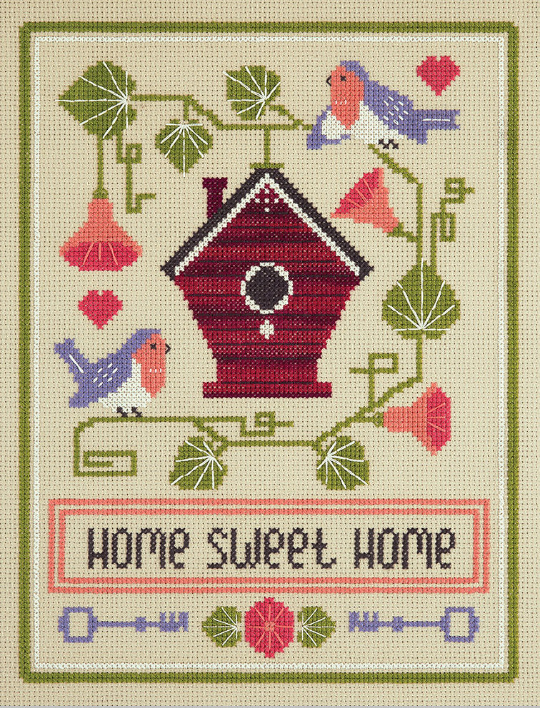 Kit Punto de Cruz - Home Sweet Home - DMC