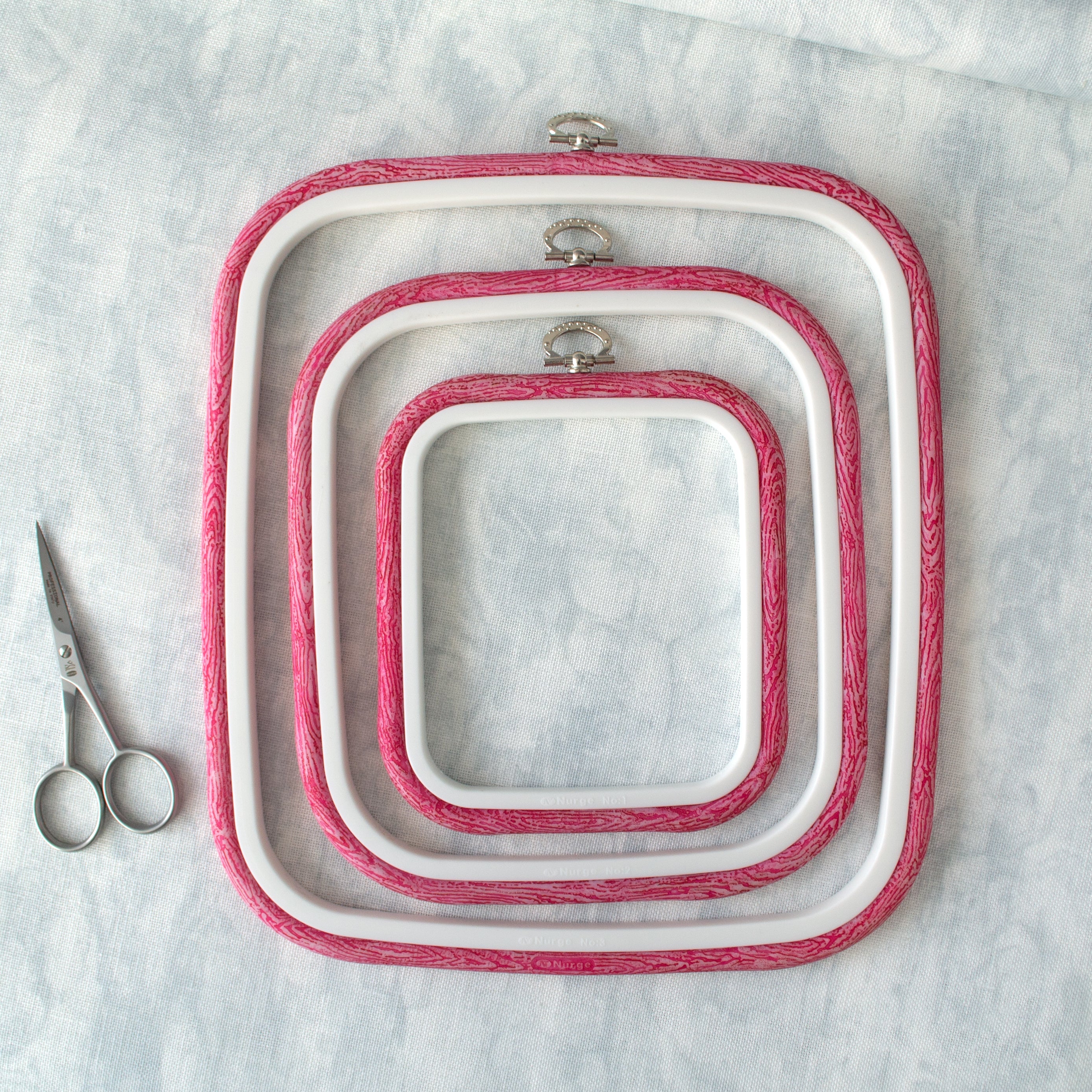 Nurge Flexi Hoop Square Frame-Frame Available in 4 Colors and 3 Sizes
