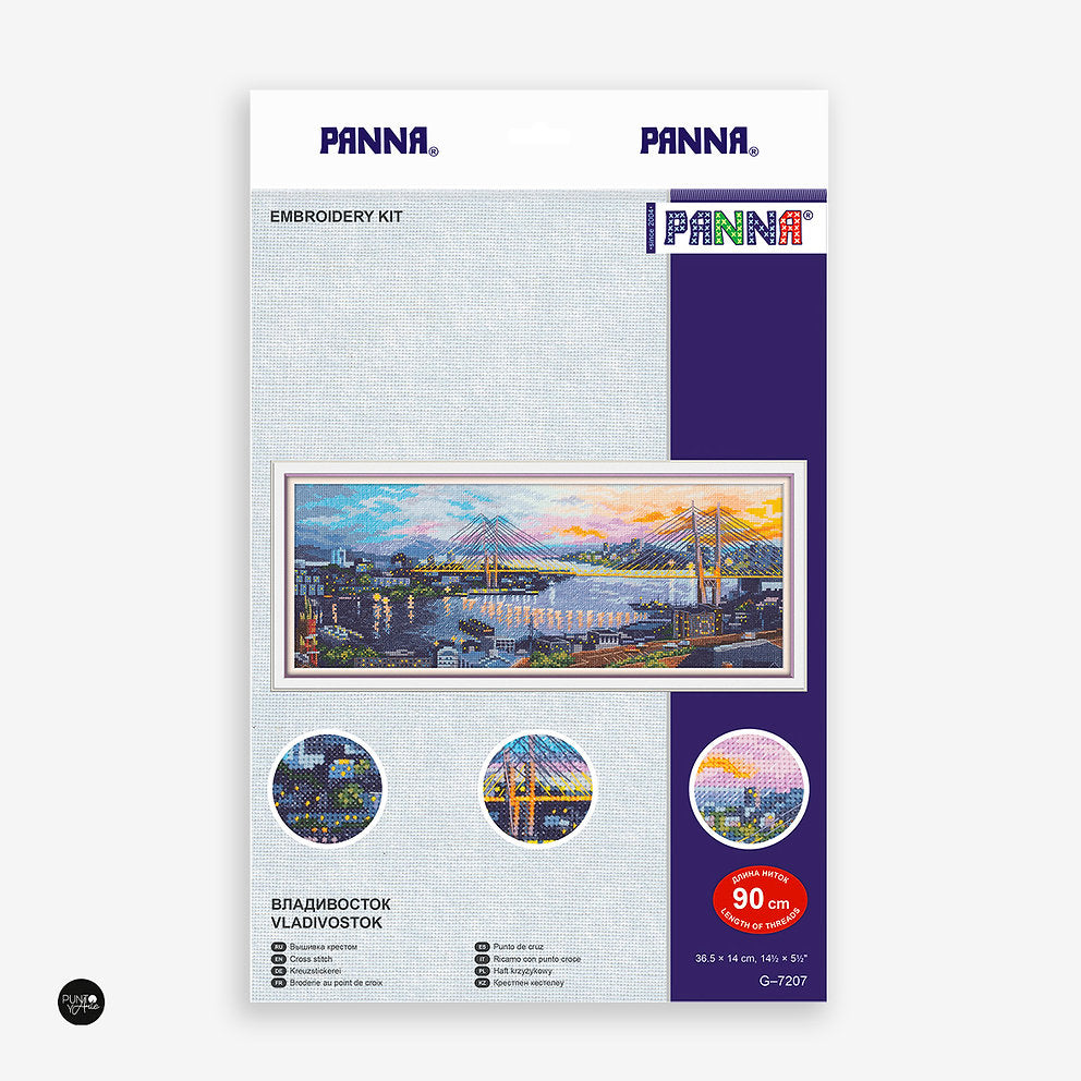 Vladivostok - Panna - Kit de punto de cruz G-7207