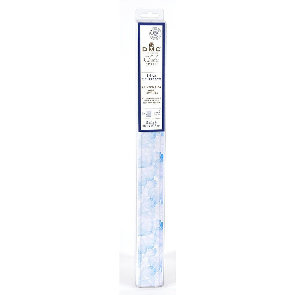 Tela Aida DMC 799 precortada - 14ct, 38.1 X 45.7 cm